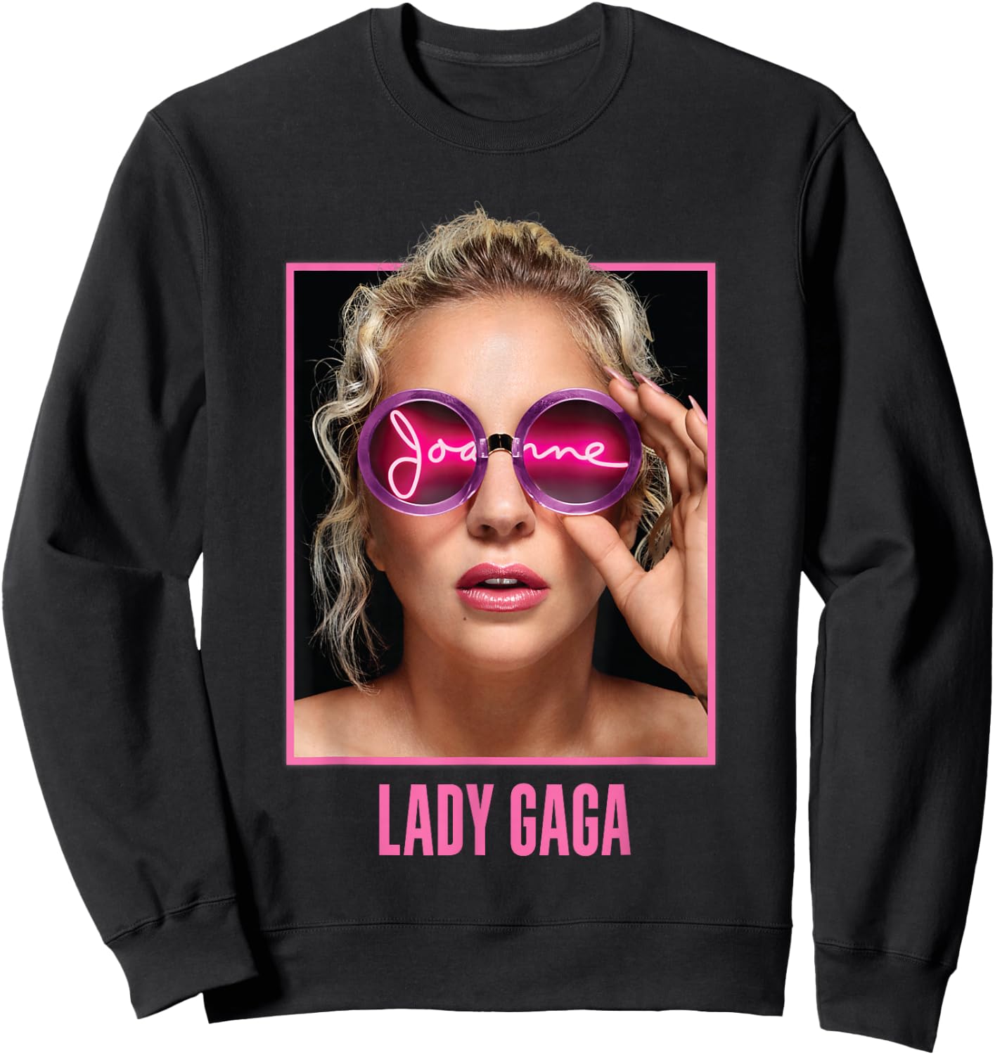 Lady Gaga Joanne Glasses Sweatshirt - Sweatshirt | Black