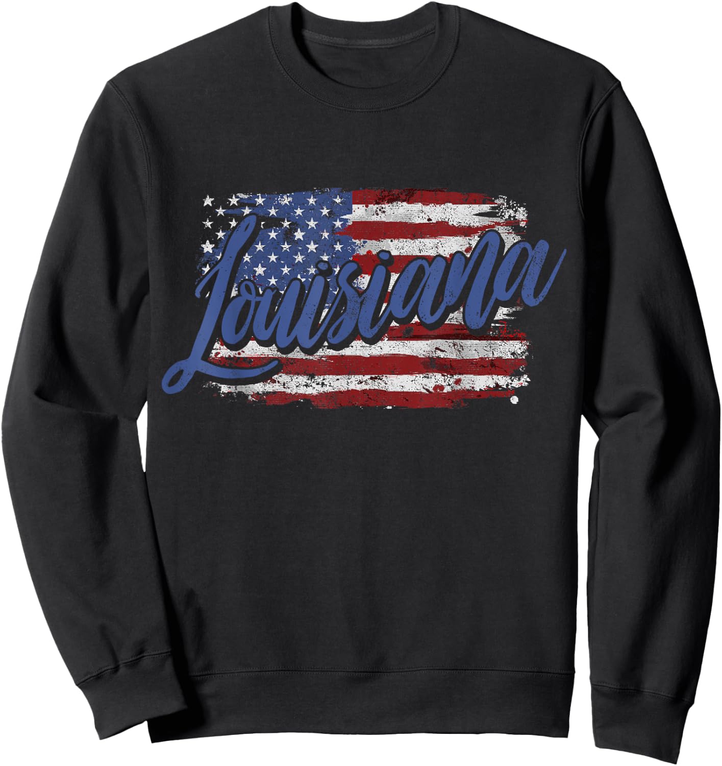 Louisiana Vintage Sweatshirt - Sweatshirt | Black