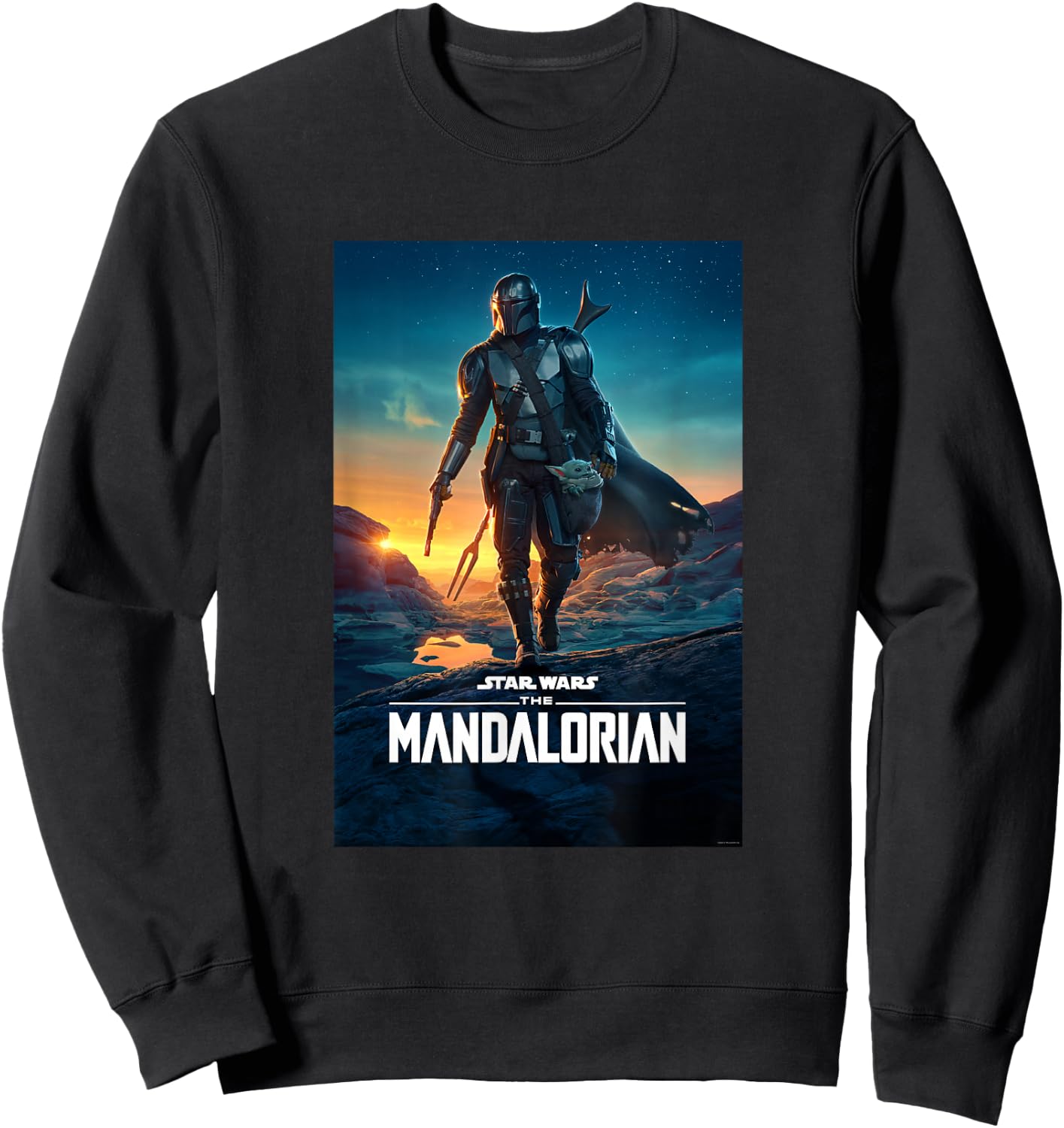 Star Wars The Mandalorian Season 2 Poster Sweatshirt - Sweatshirt | Black