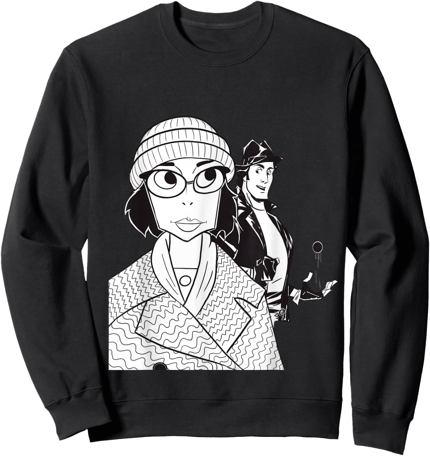Adrian and Rocky cute lovely sweet Sweatshirt - Sweatshirt | Black