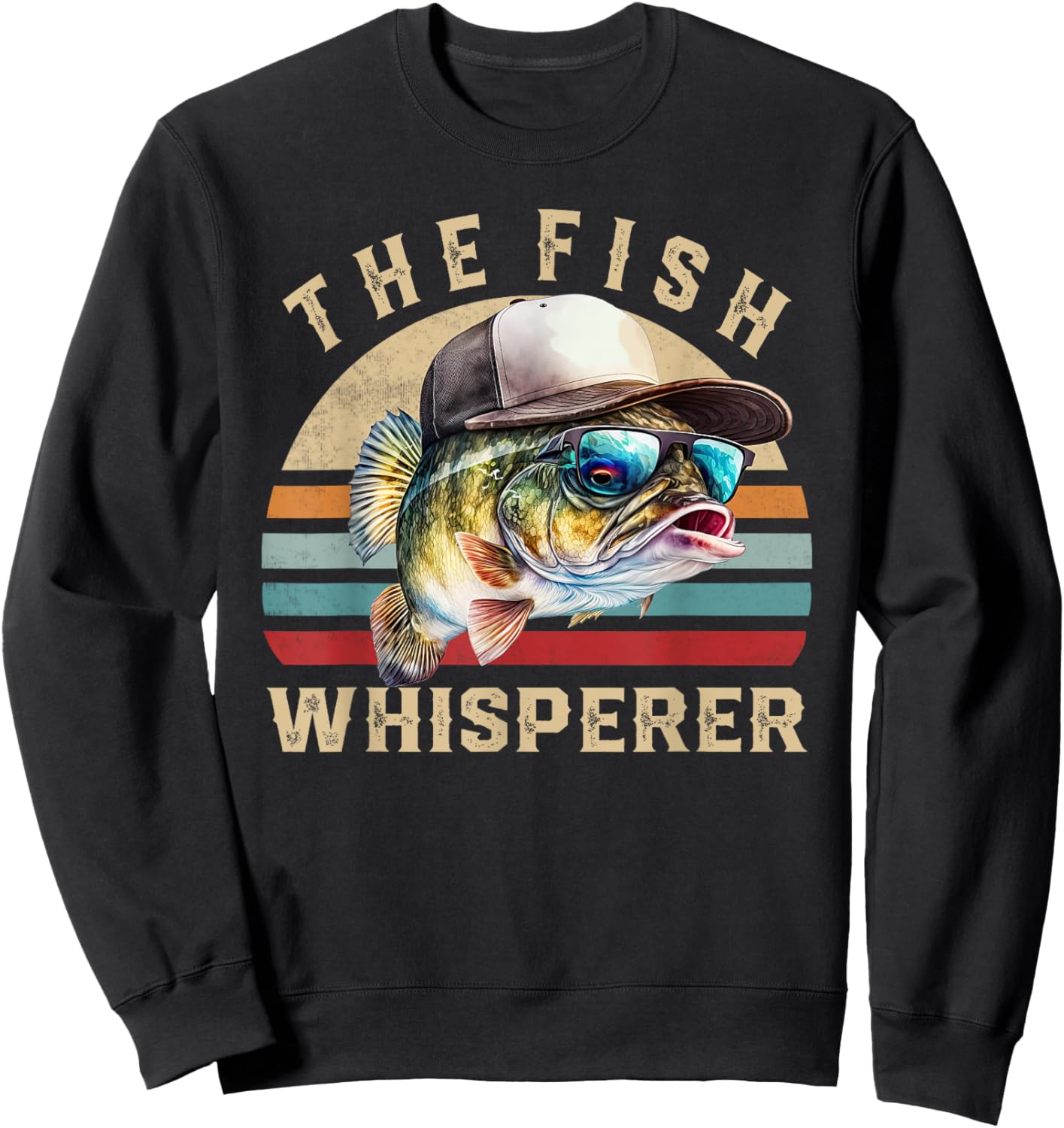 The Fish Whisperer Sweatshirt - Sweatshirt | Black