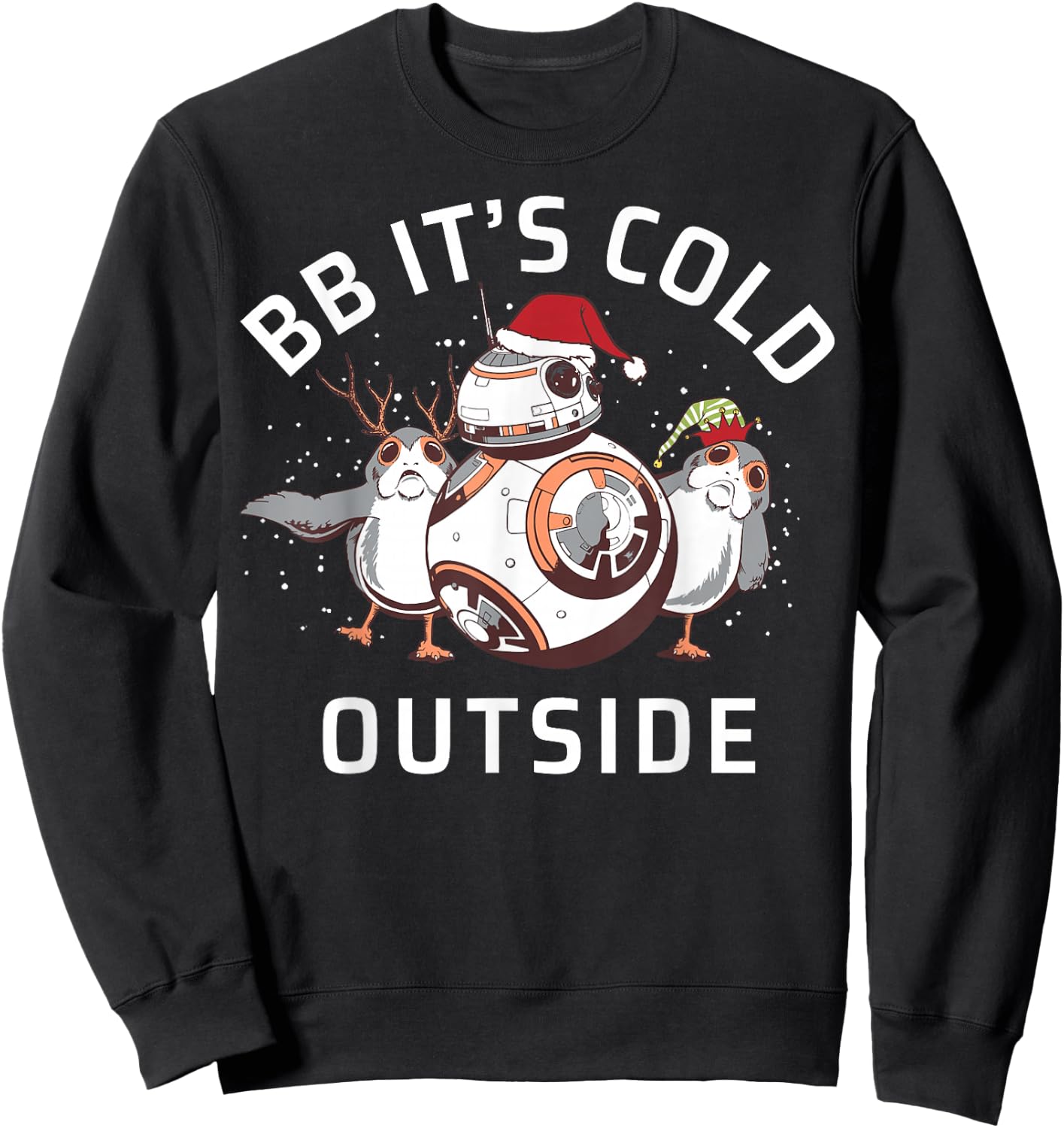 Star Wars Christmas BB It's Cold Outside Sweatshirt - Sweatshirt | Black