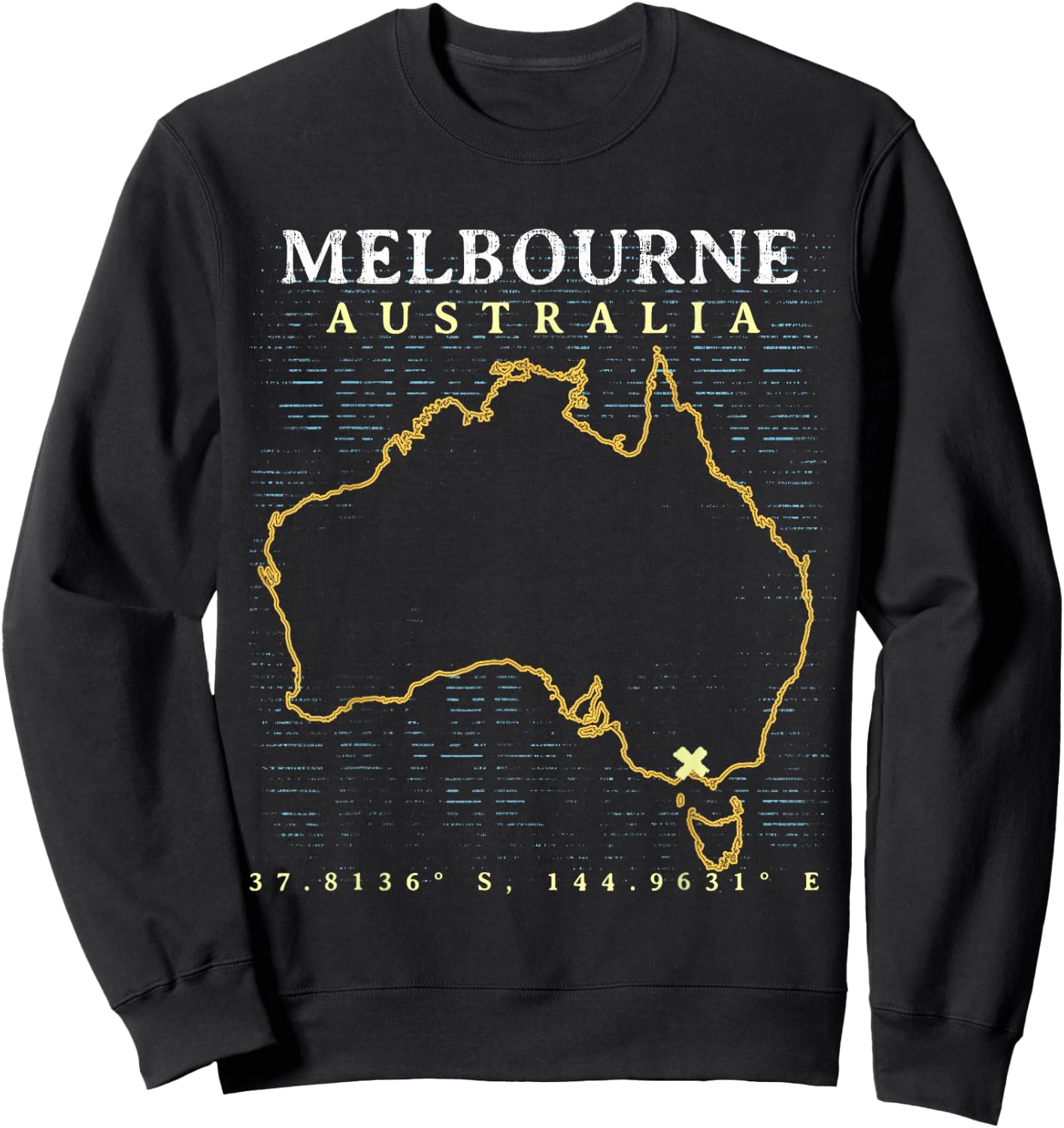 Australia Melbourne Sweatshirt - Sweatshirt | Black
