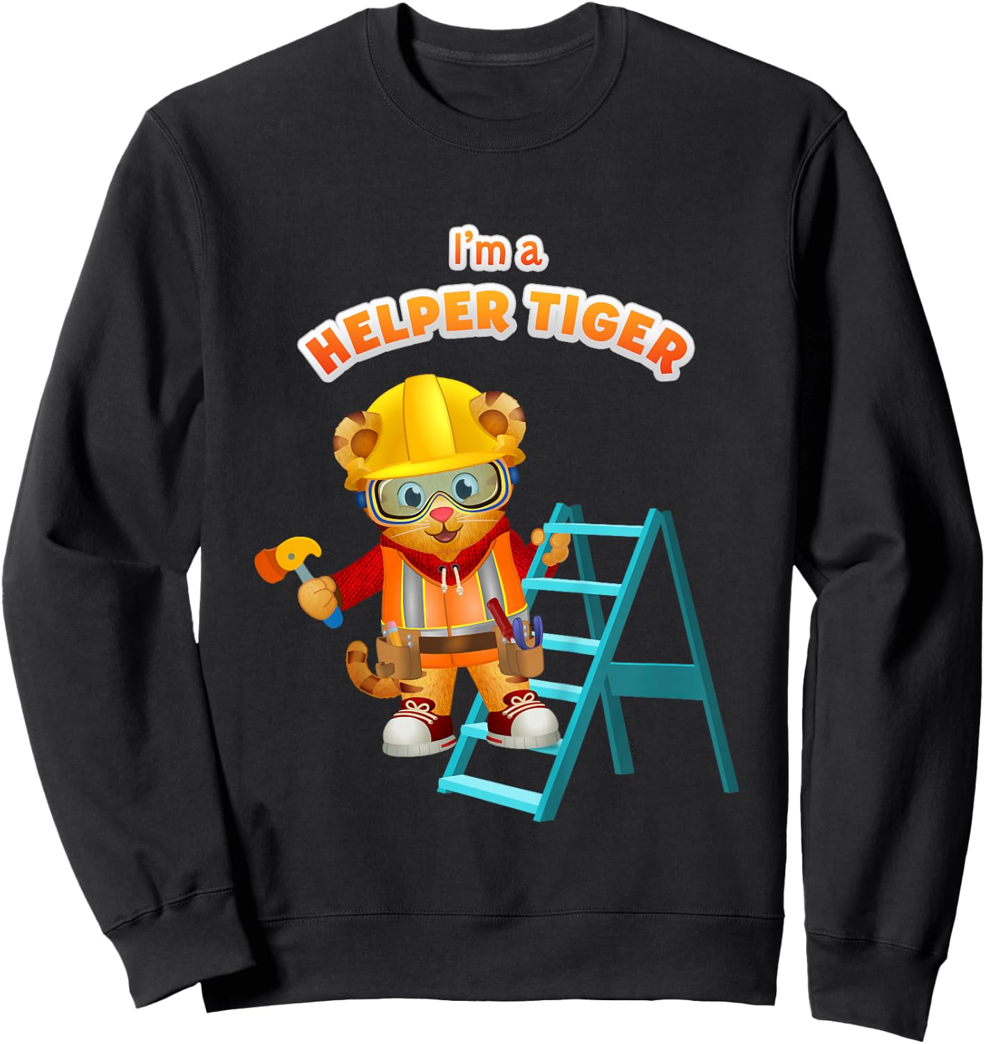 Daniel Tiger's Neighborhood Kids' Character Sweatshirt - Sweatshirt | Black