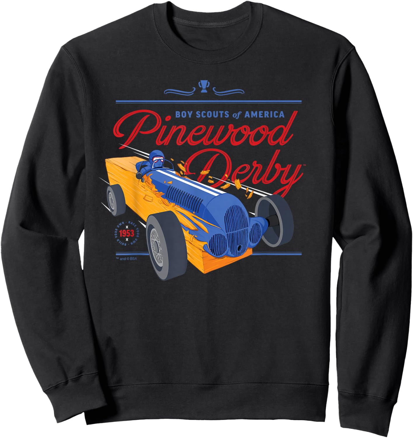 Pinewood Derby (Block Car) Sweatshirt - Sweatshirt | Black
