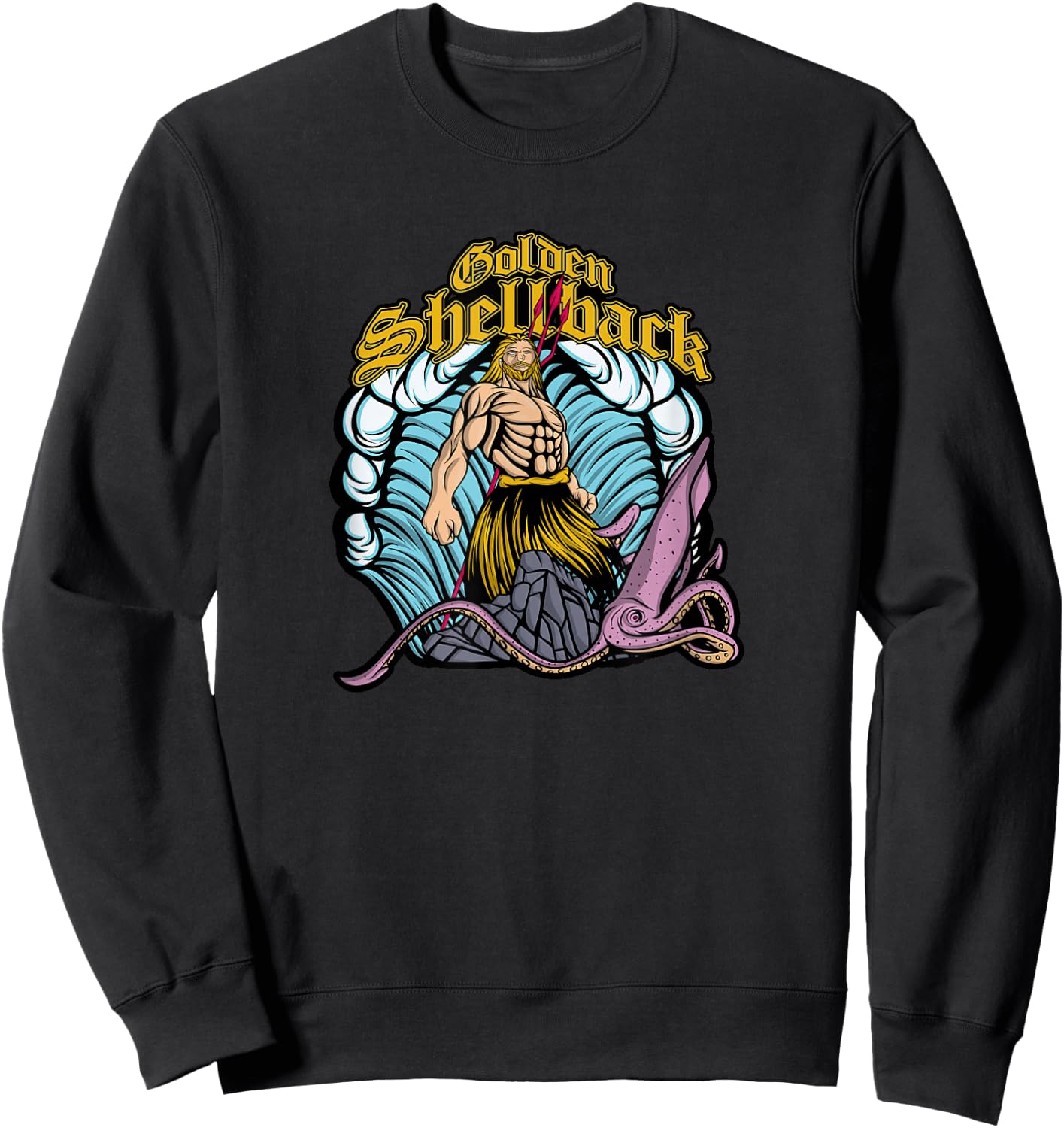 Golden Shellback Sweatshirt - Sweatshirt | Black