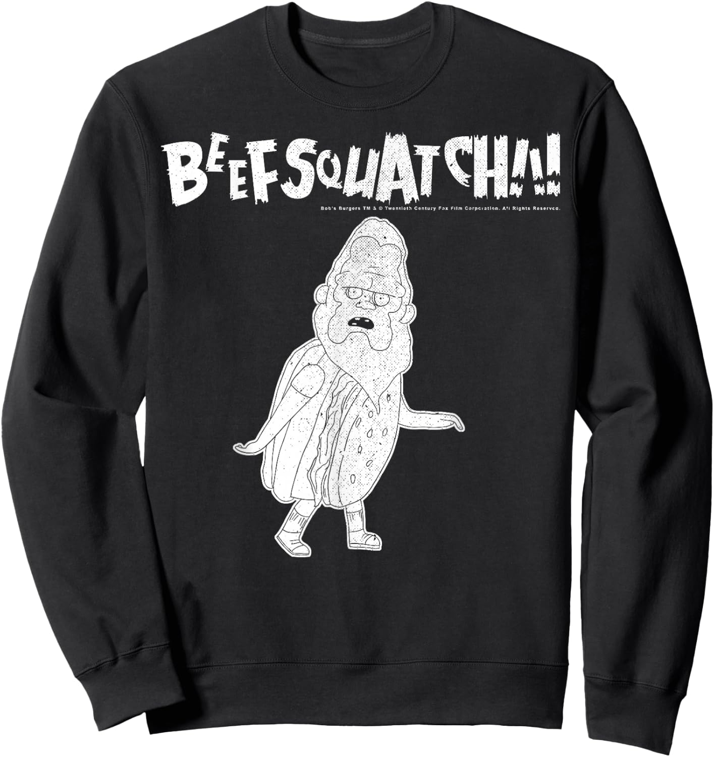 Bob's Burgers Beefsquatch Portrait Sweatshirt - Sweatshirt | Black