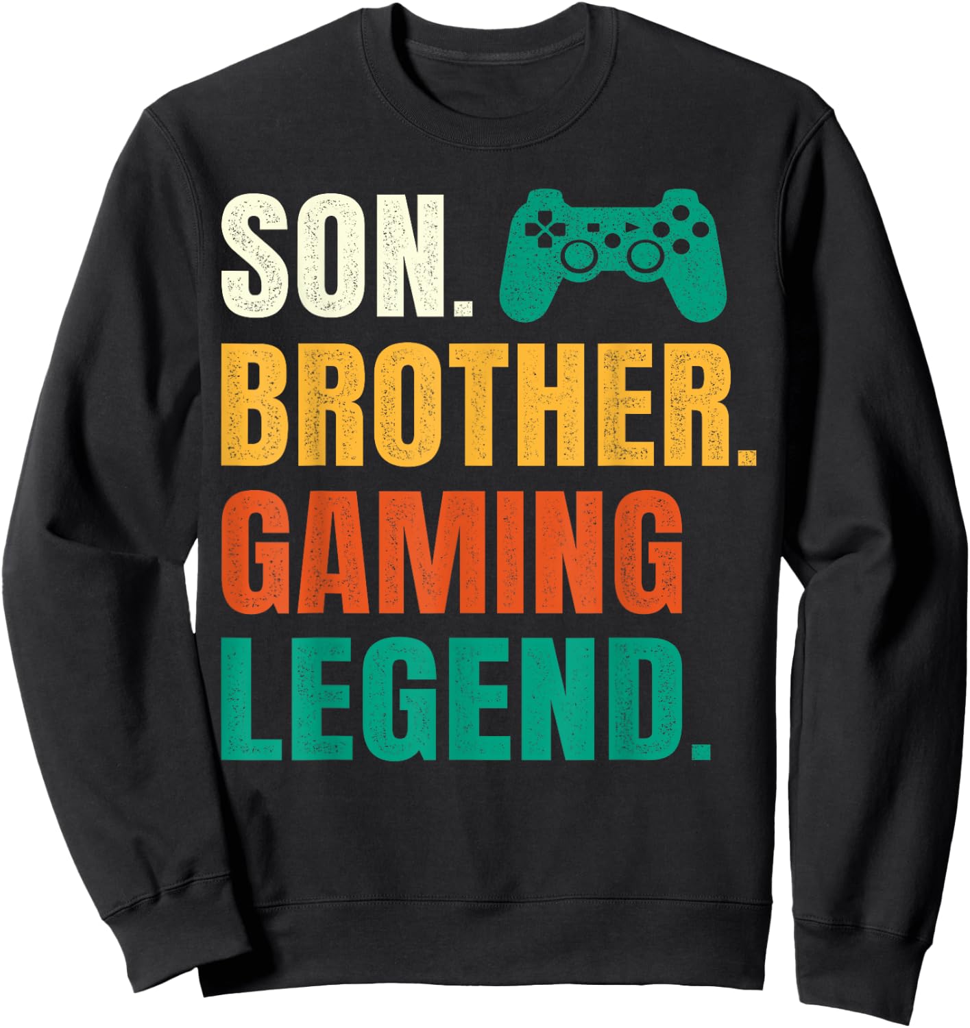 Son Brother Gaming Legend Video Gamer Tween Teenage Boys Sweatshirt - Sweatshirt | Black