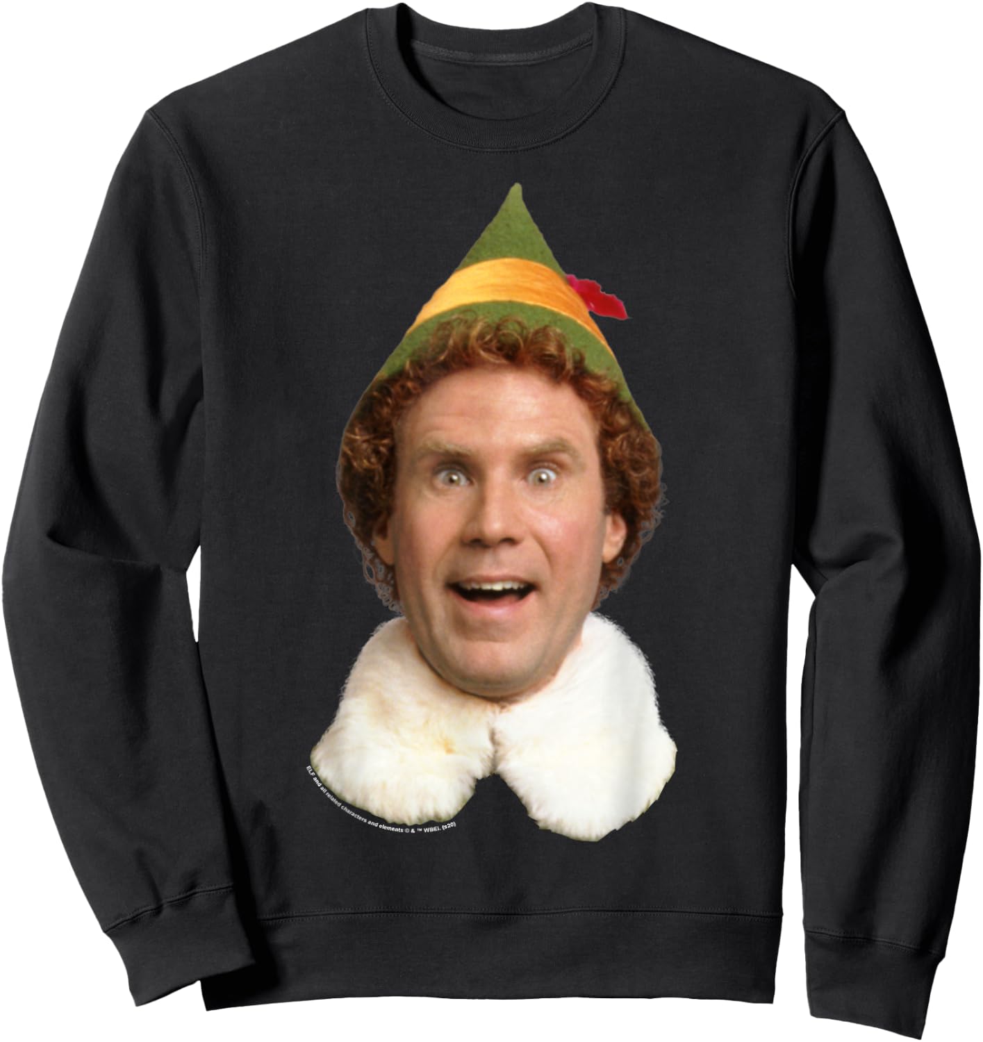 Elf Buddy The Elf Big Face Sweatshirt - Sweatshirt | Black