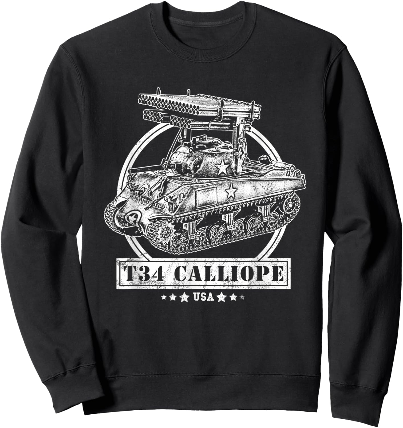 T34 Sherman Calliope Sweatshirt - Sweatshirt | Black