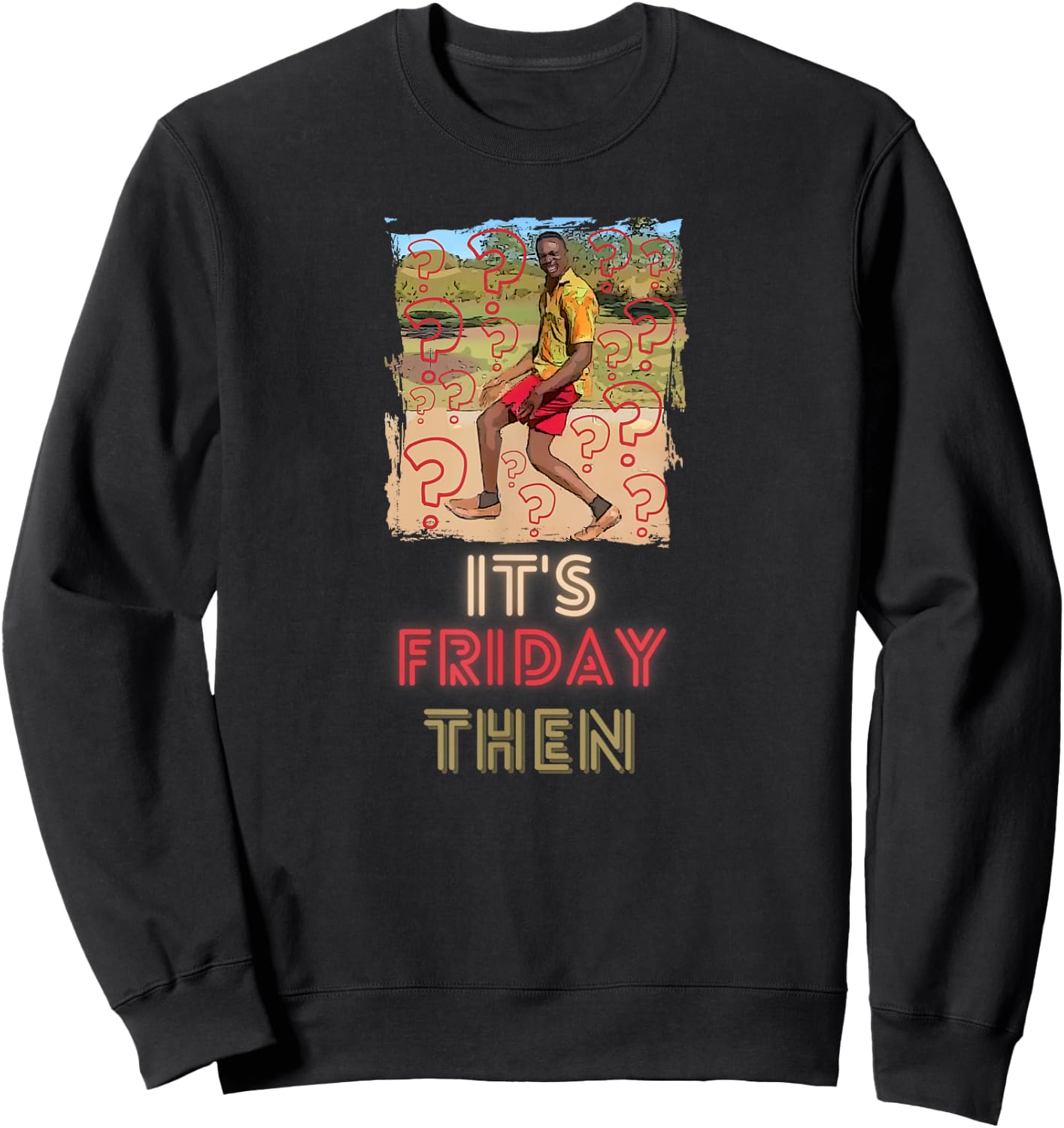 It's Friday then. Get ready for the weekend Saturday Sunday Sweatshirt - Sweatshirt | Black