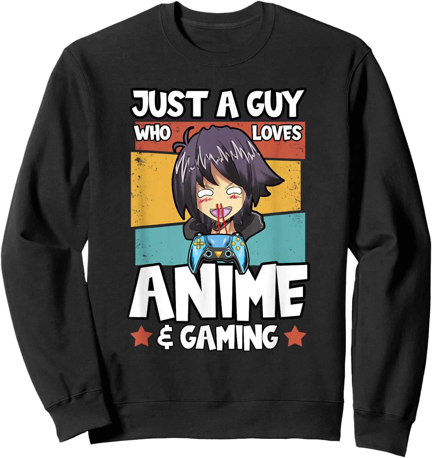 Anime Otaku Weeb Cosplay Merch Funny Gaming Gift Sweatshirt - Sweatshirt | Black