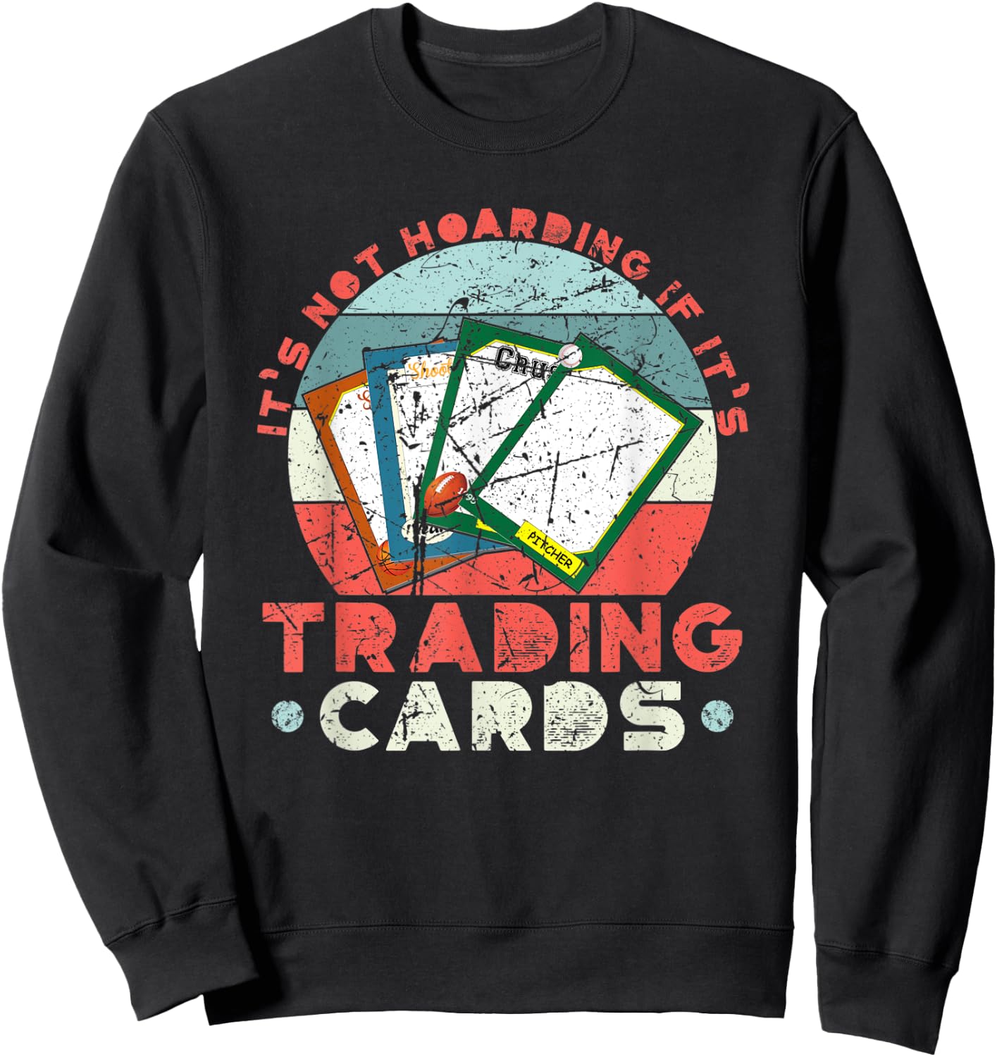 Funny TCG Trading Card Game Collect Deck Building Sweatshirt - Sweatshirt | Black
