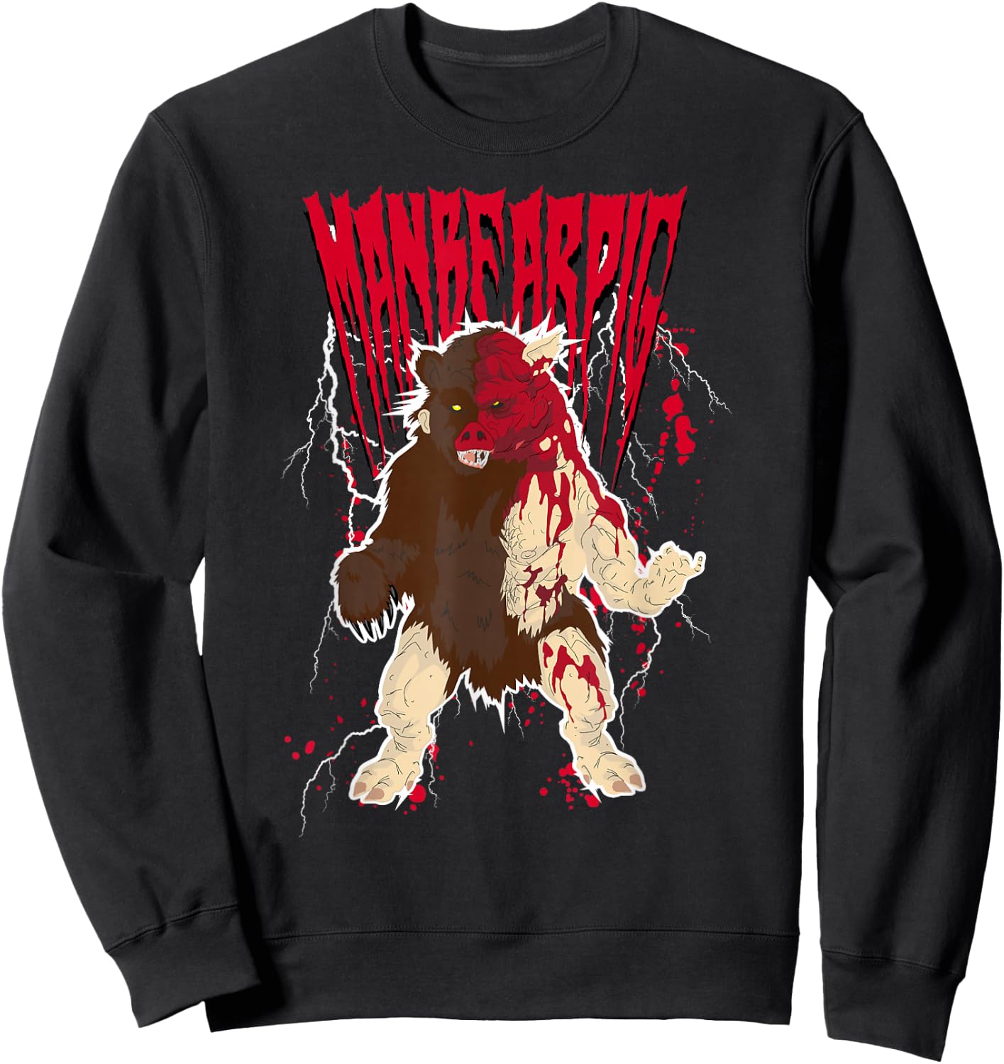 South Park Manbearpig Sweatshirt - Sweatshirt | Black
