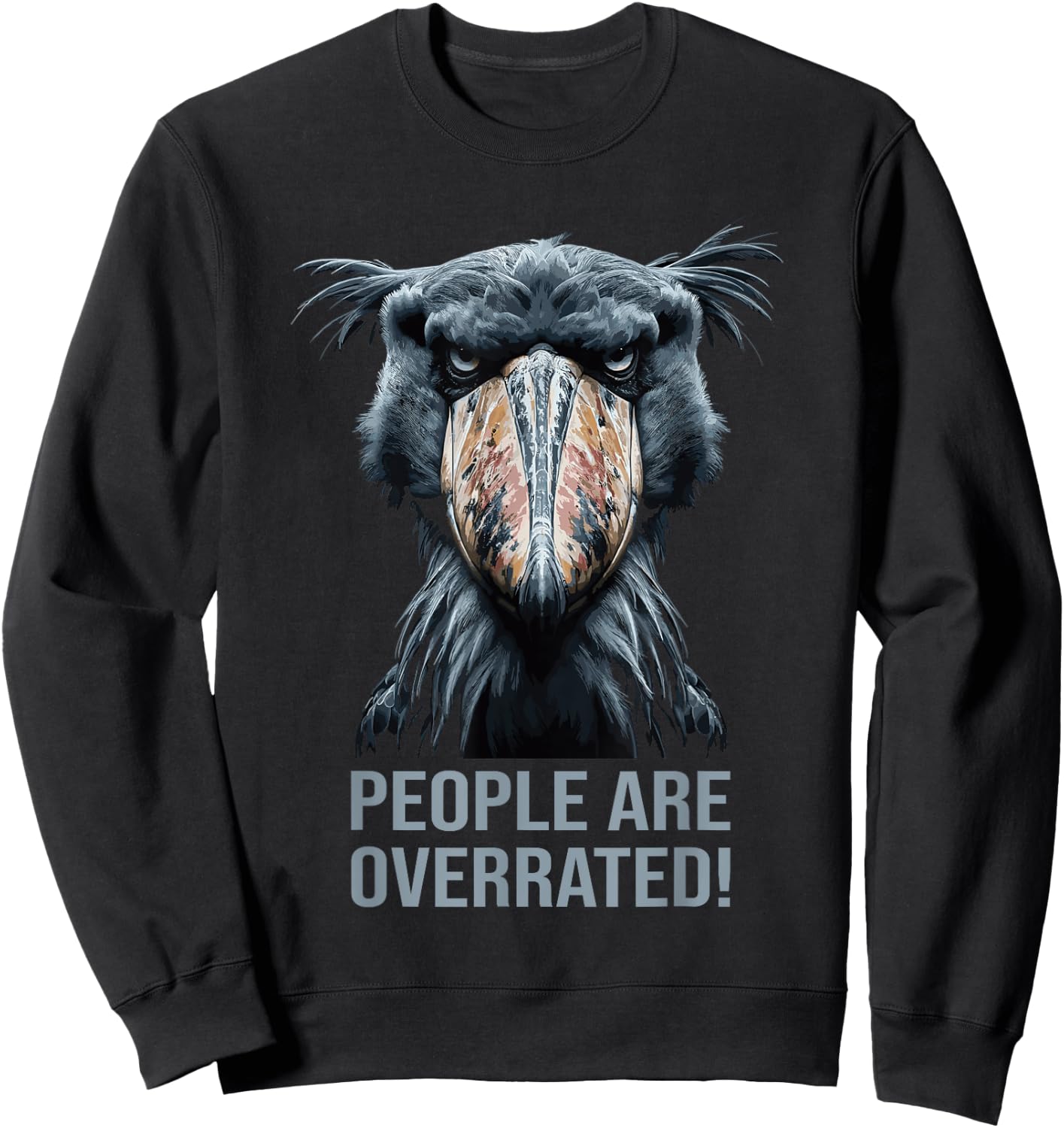 Shoebill Storks Sweatshirt - Sweatshirt | Black