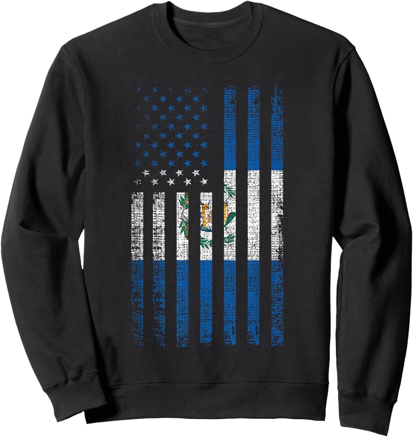 Guatemala USA - Pride Guatemala American Flag Kids Men Sweatshirt - Sweatshirt | Black