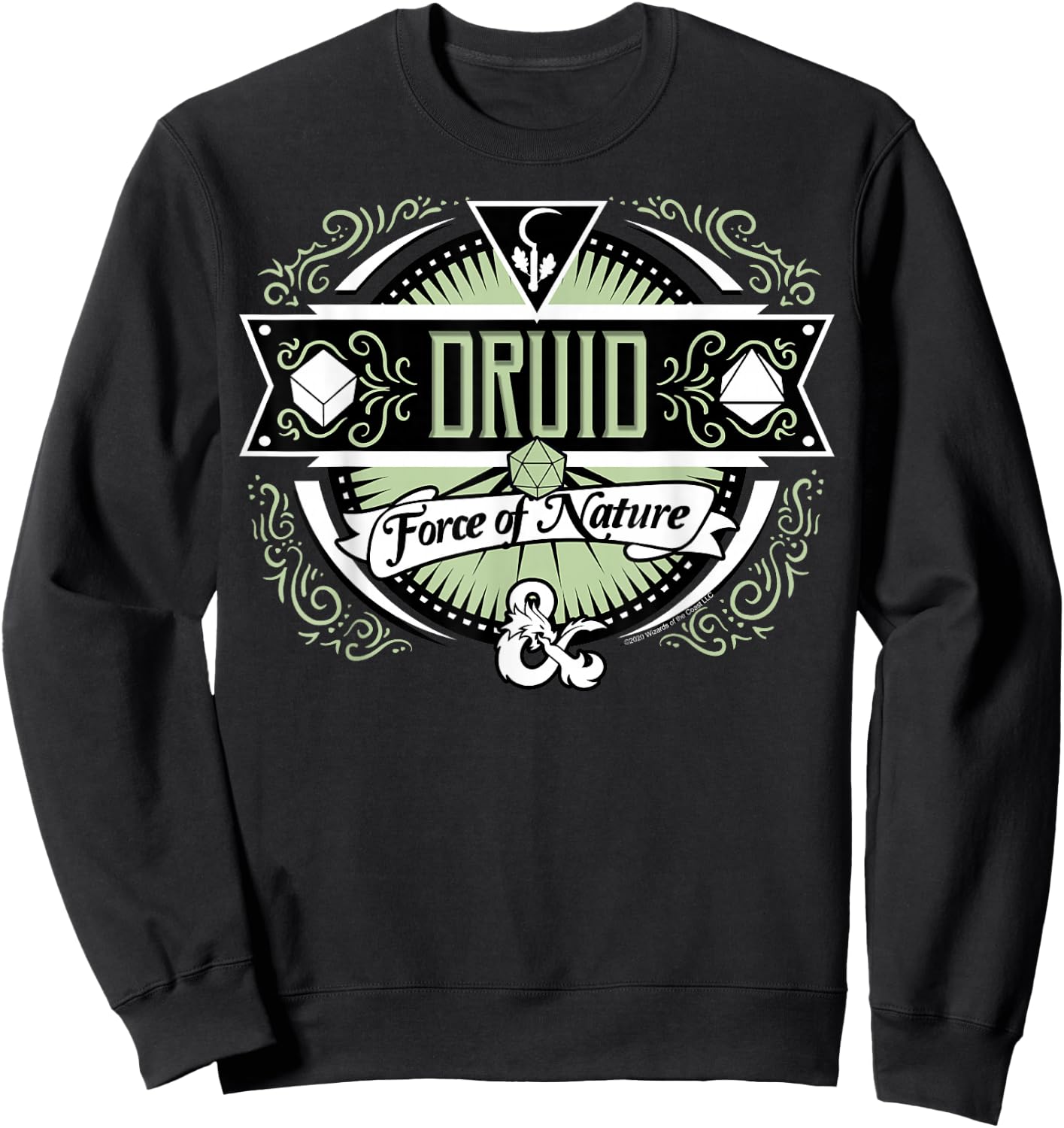 Dungeons & Dragons Druid Force Of Nature Sweatshirt - Sweatshirt | Black