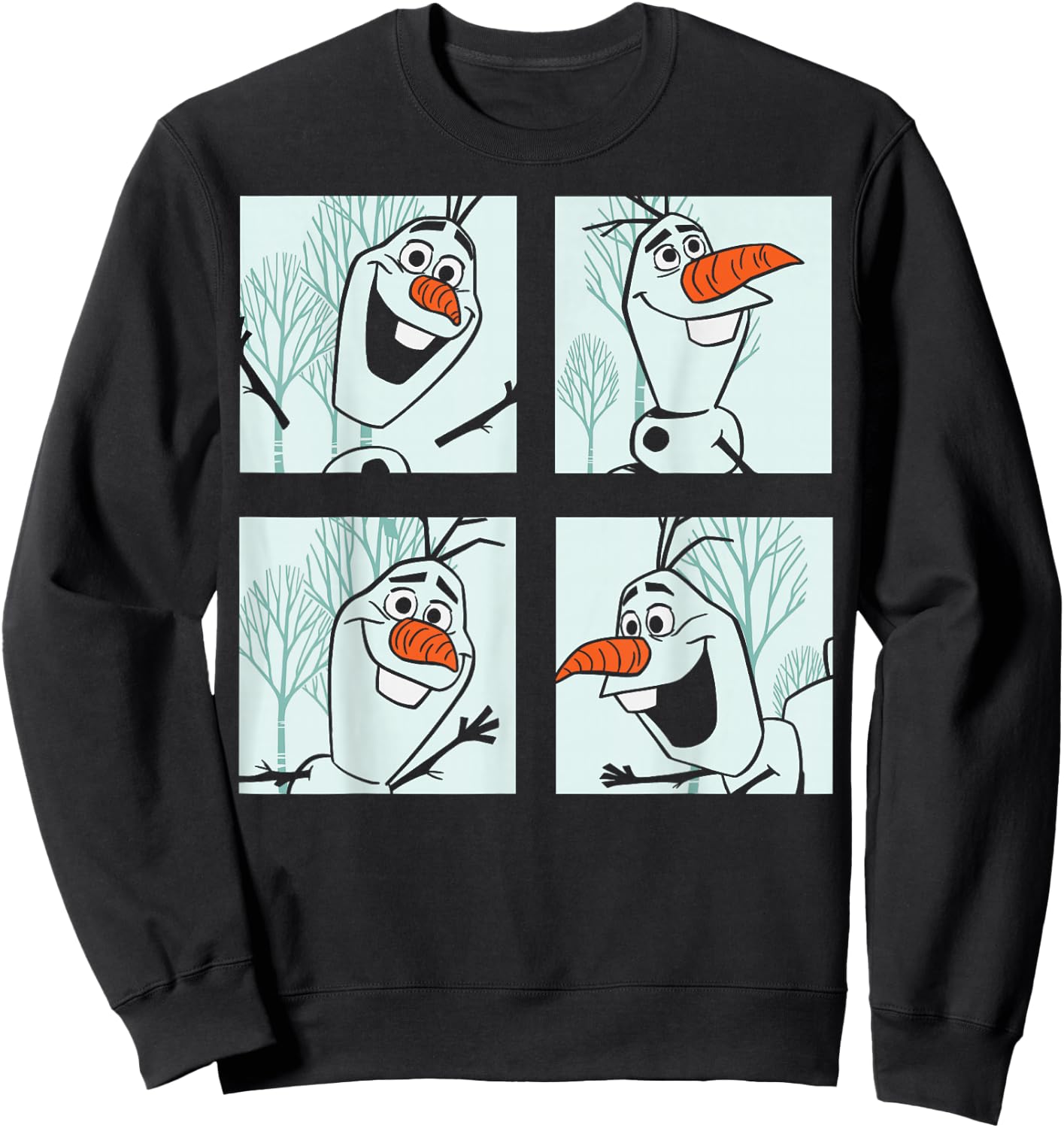 Disney Frozen 2 Olaf Panels Sweatshirt - Sweatshirt | Black