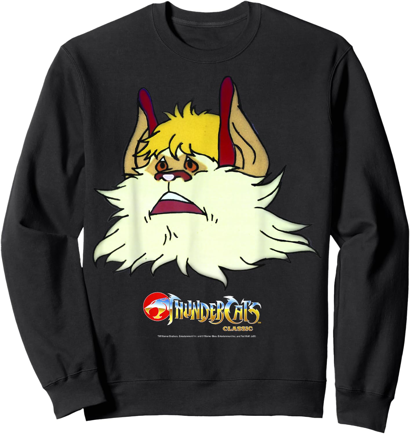 Thundercats Classic Snarf Big Face Sweatshirt - Sweatshirt | Black