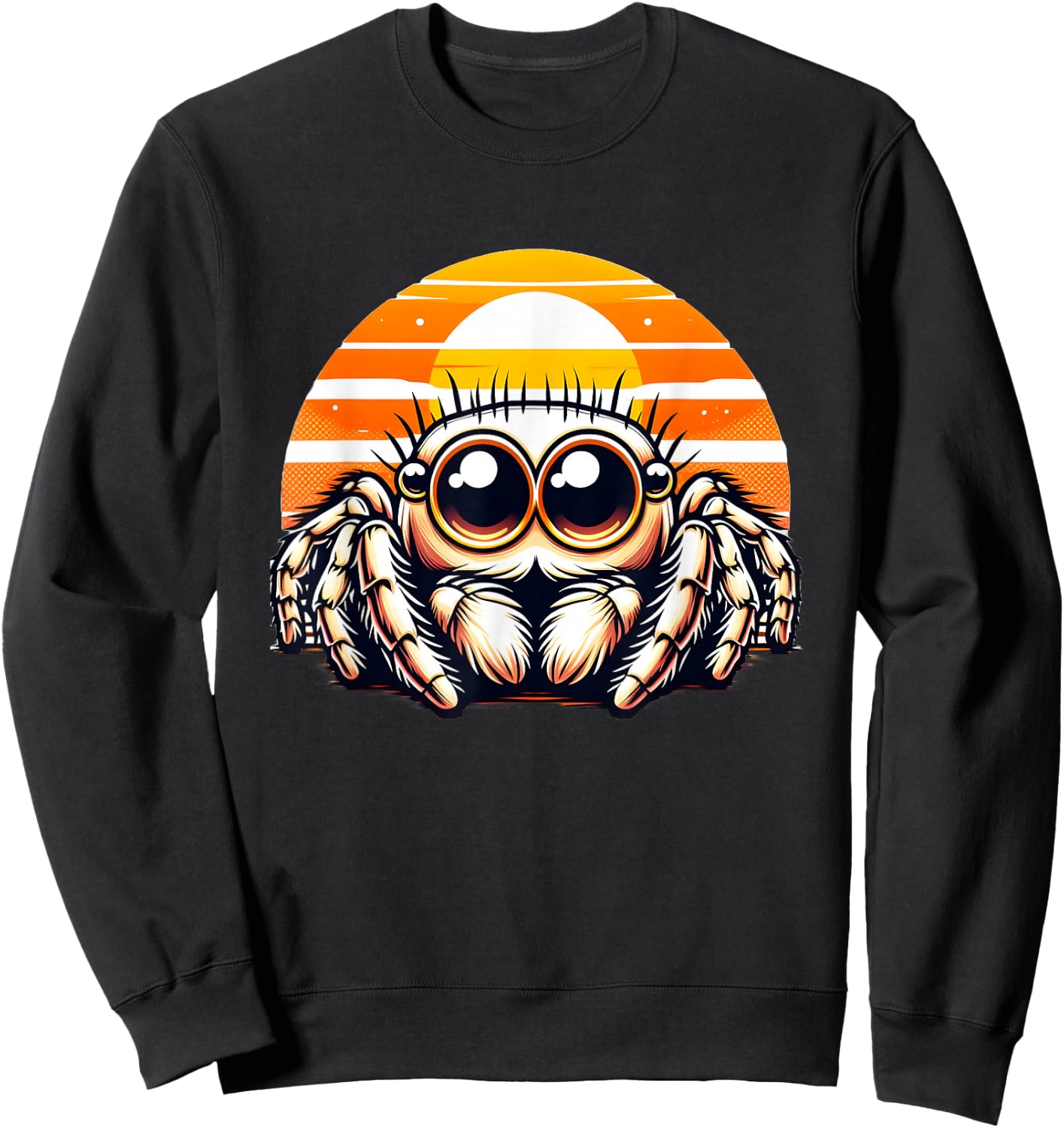 Sunset Jumping Spider Sweatshirt - Sweatshirt | Black