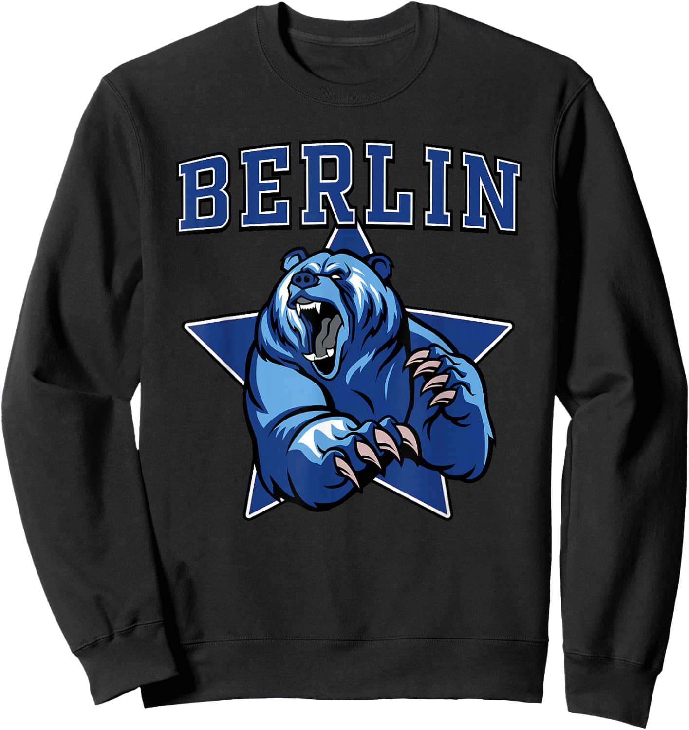 Berlin Bears High School Team Spirit Sweatshirt - Sweatshirt | Black