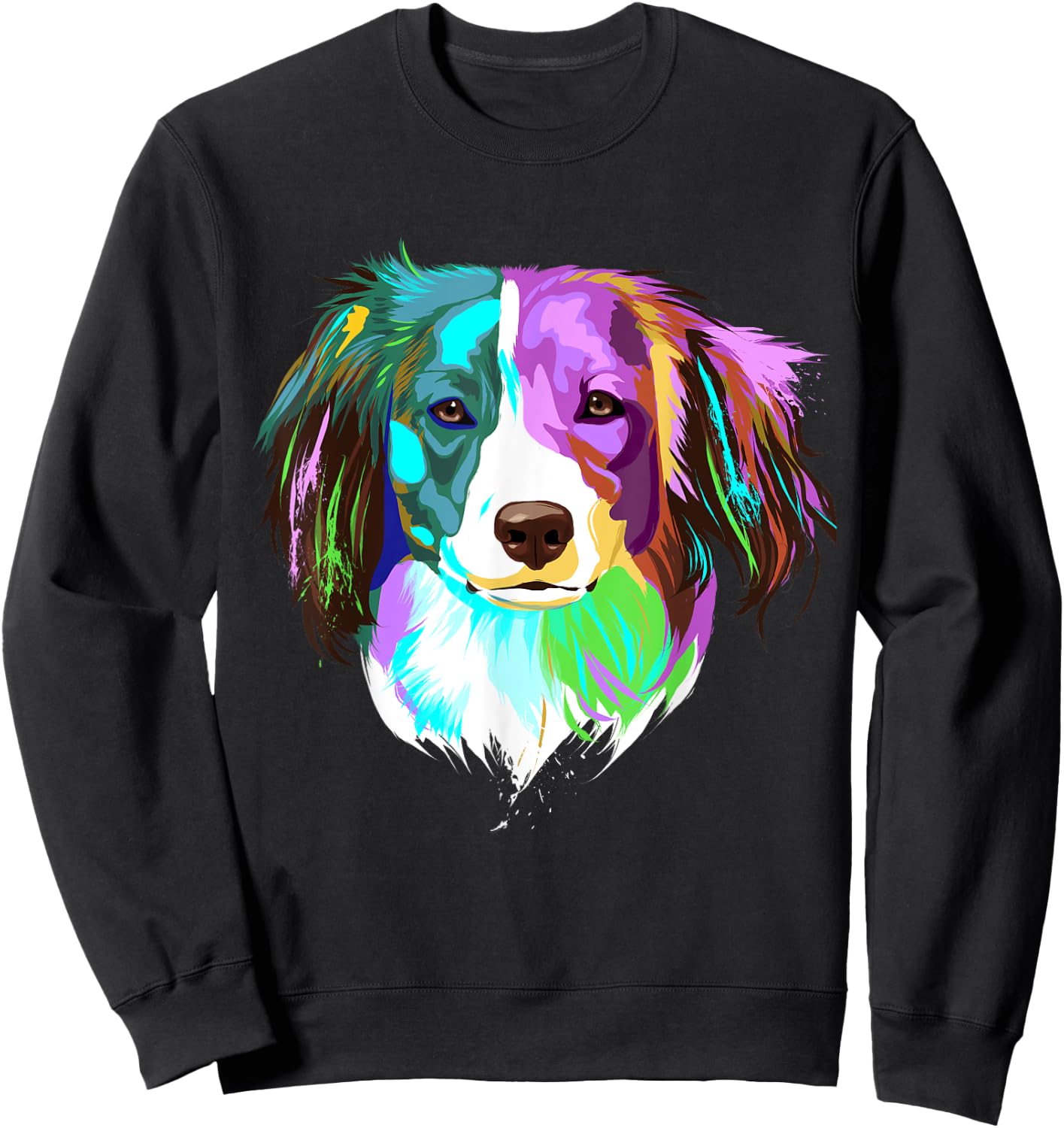 Splash Dog Kooikerhondje Sweatshirt - Sweatshirt | Black