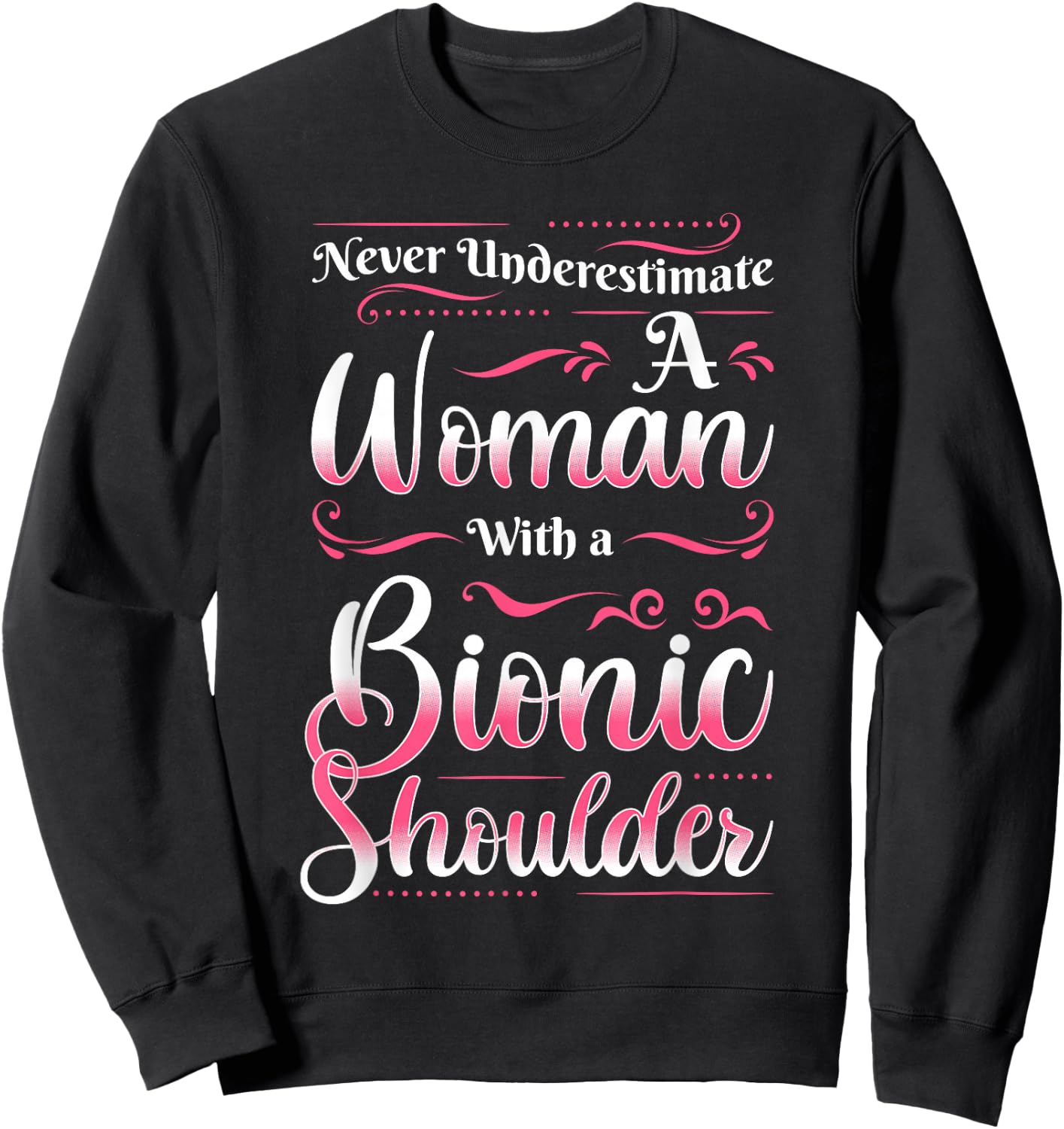Shoulder Replacement Surgery Joint Glenohumeral Arthroplasty Sweatshirt - Sweatshirt | Black