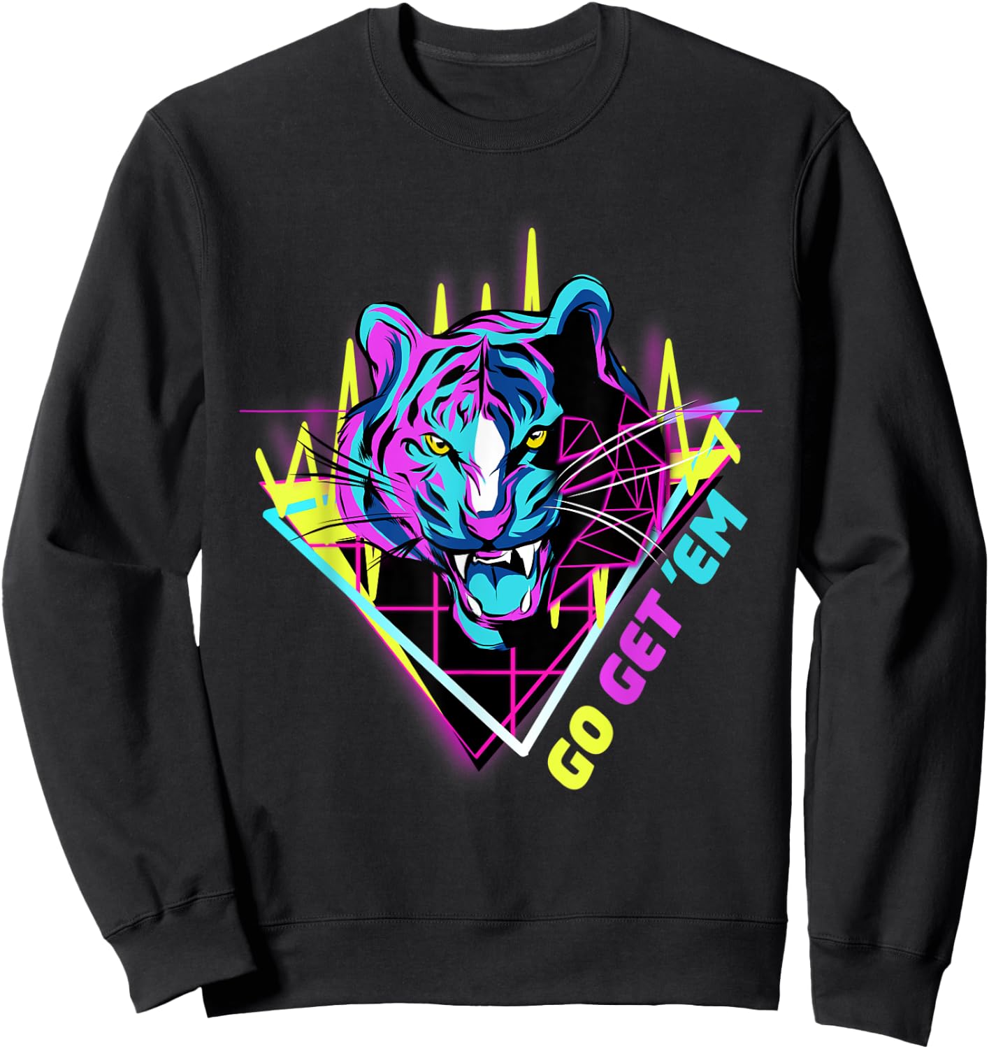 Go Get Em Tiger Sweatshirt - Sweatshirt | Black