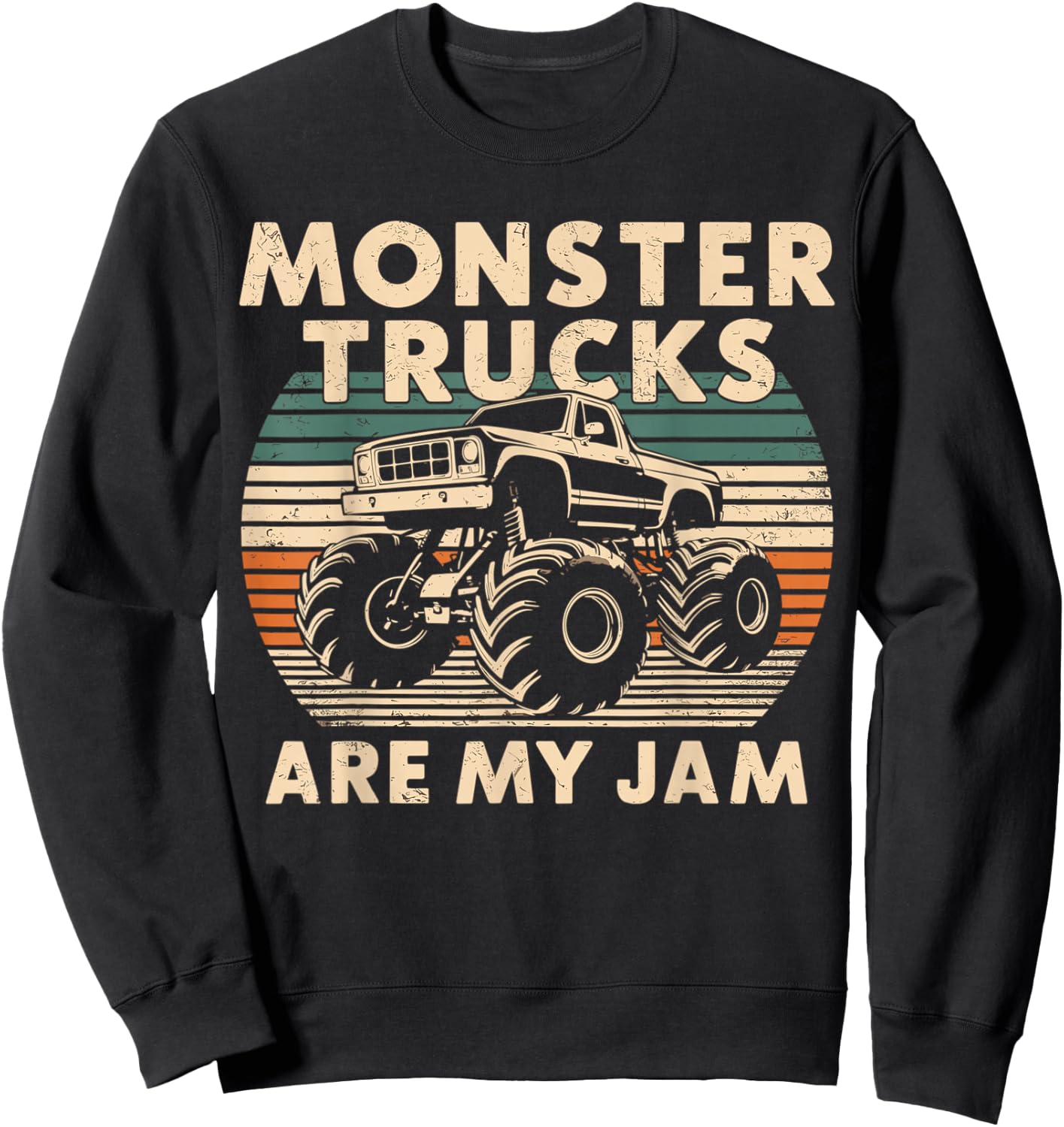 Monster Trucks are my Jam Sweatshirt - Sweatshirt | Black