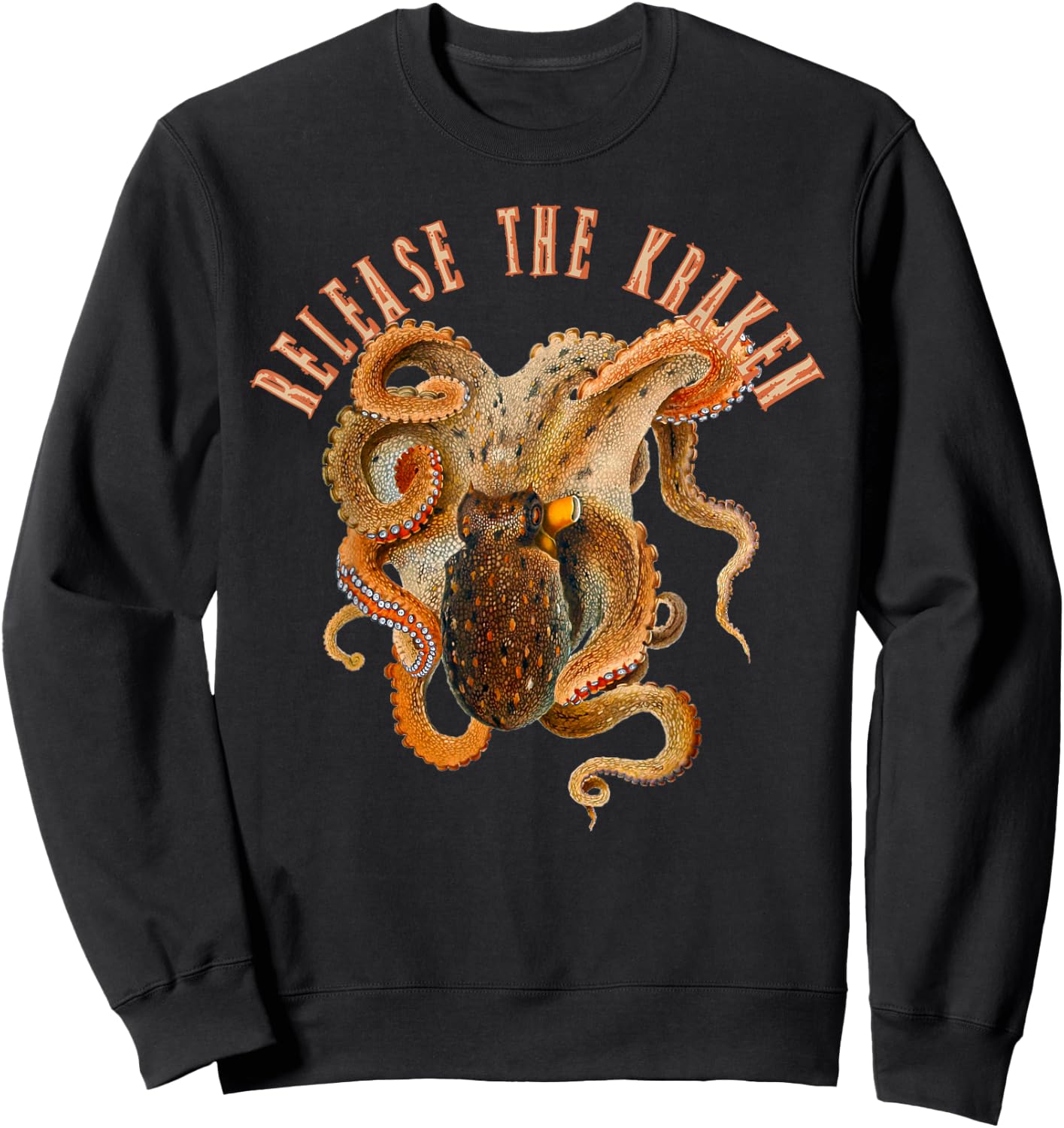 Release The Kraken Sweatshirt - Sweatshirt | Black