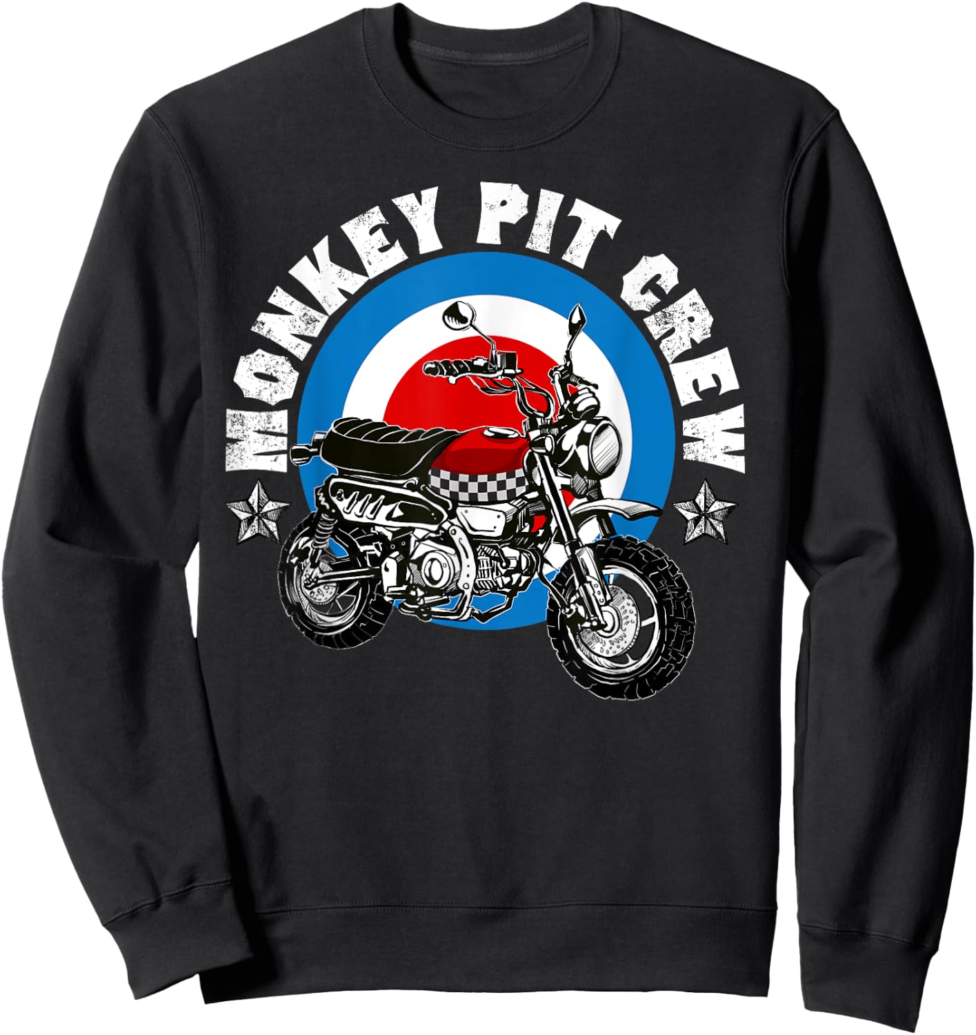 Monkey Bike Pit Crew logo Sweatshirt - Sweatshirt | Black