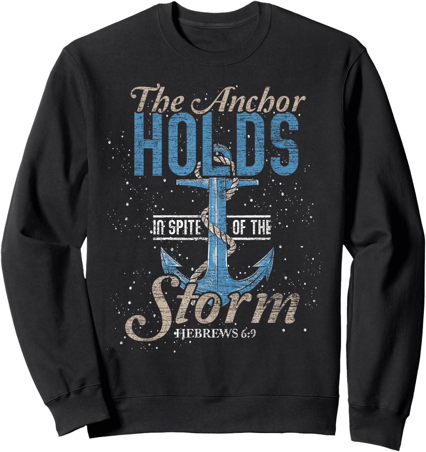 Holy Bible Spiritual Christian Gift Bible Verse Prayer Sweatshirt - Sweatshirt | Black