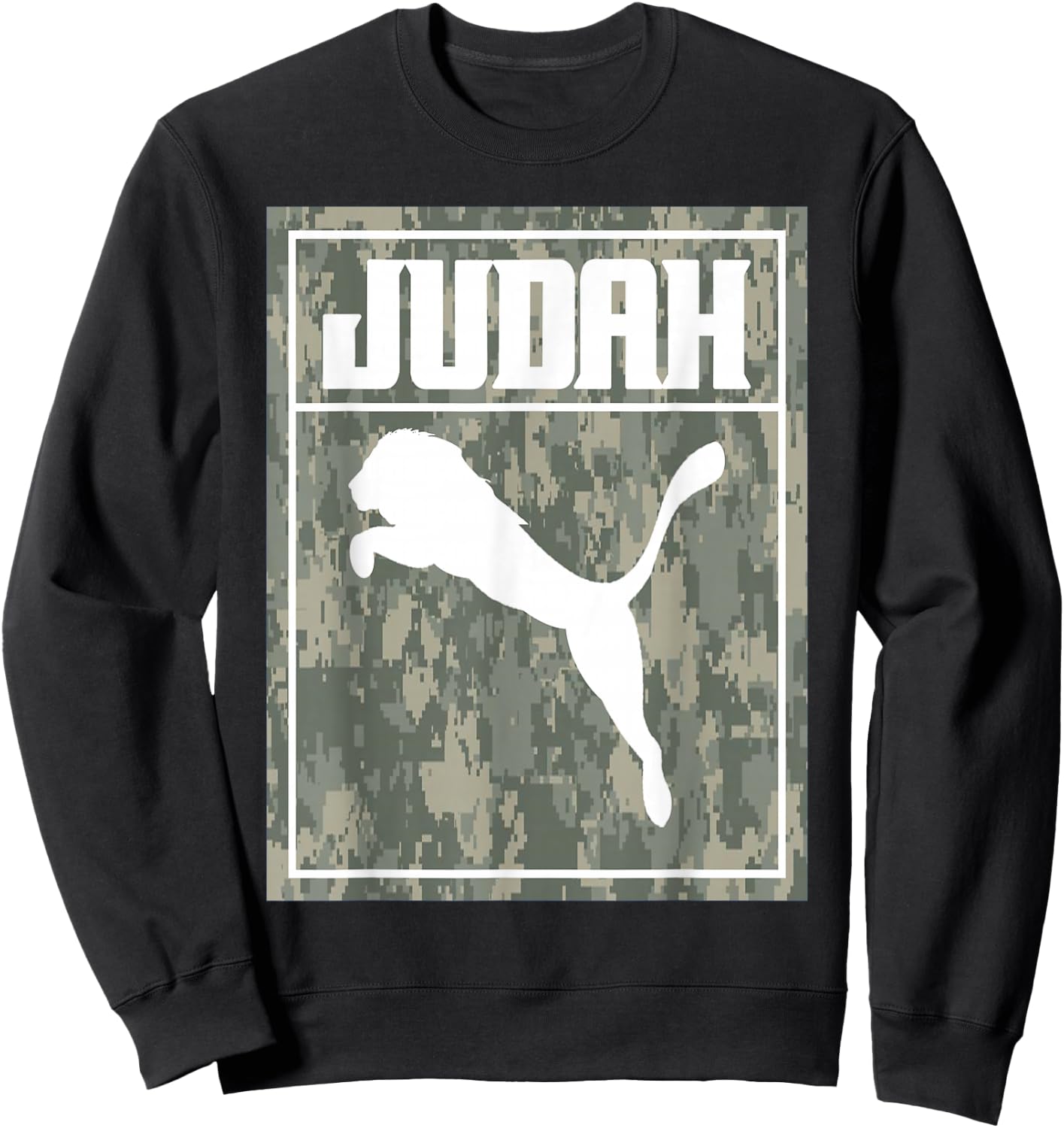 Hebrew Israelite Lion of Judah Sweatshirt - Sweatshirt | Black