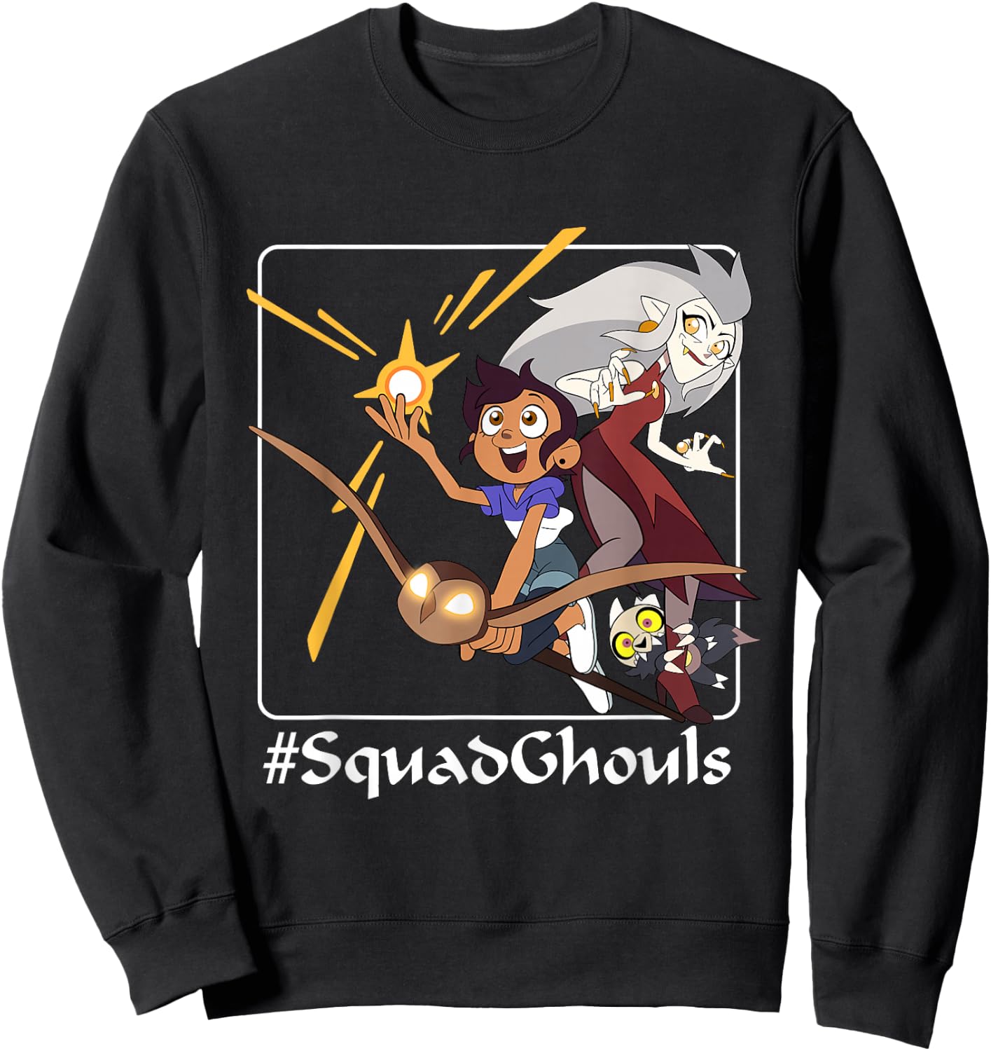 Disney Channel The Owl House #SquadGhouls Small Sweatshirt - Sweatshirt | Black