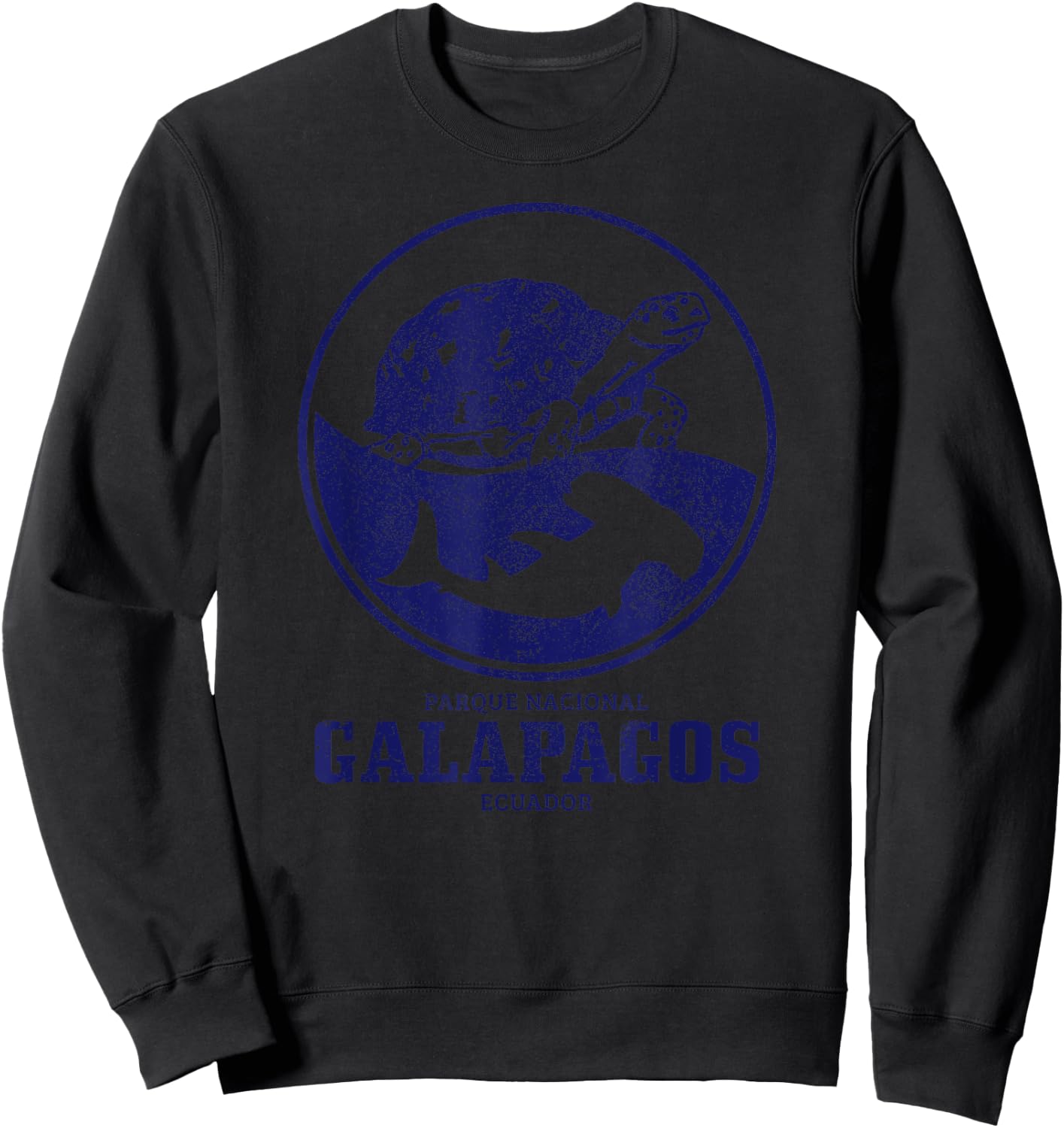 Galapagos Islands Turtle Shark Diving Ecuador Sweatshirt - Sweatshirt | Black