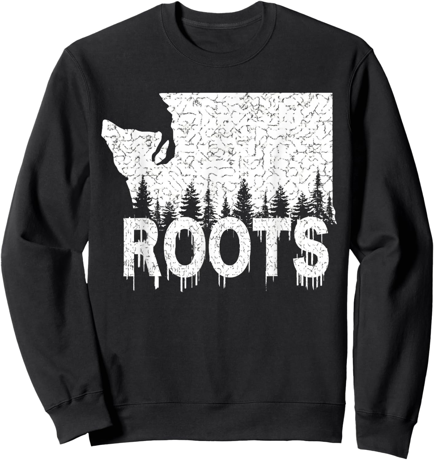 Washington Roots Sweatshirt - Sweatshirt | Black