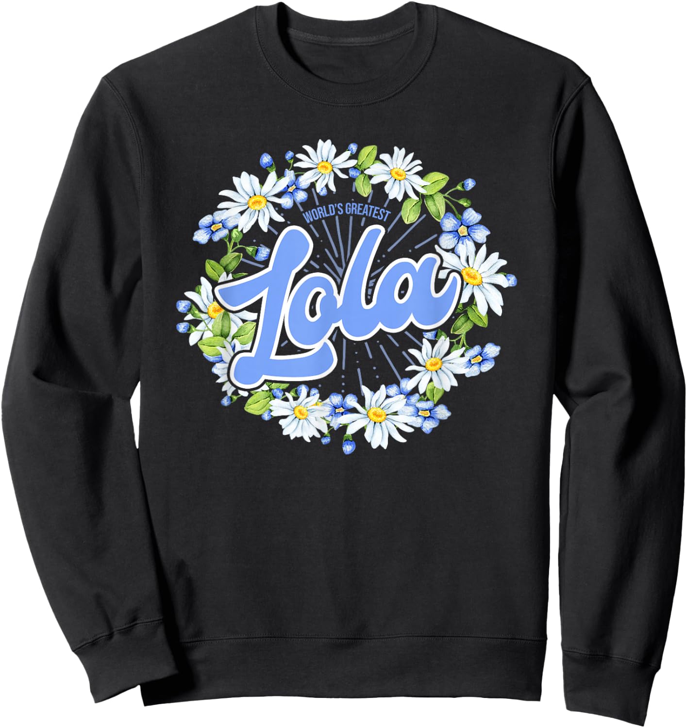 World's Greatest Lola - Gift Filipino Grandma Sweatshirt - Sweatshirt | Black