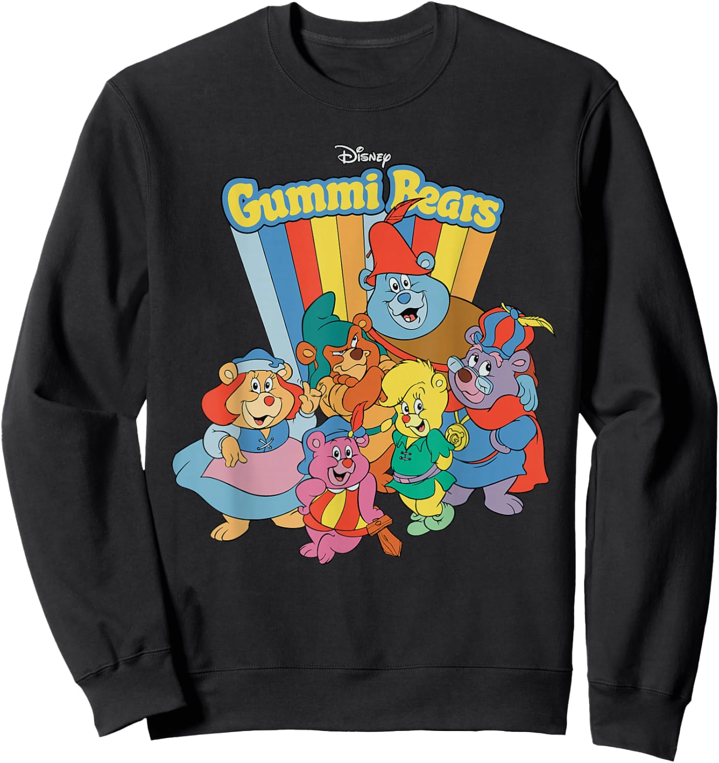 Disney Rubber Bear Band Retro Sweatshirt - Sweatshirt | Black