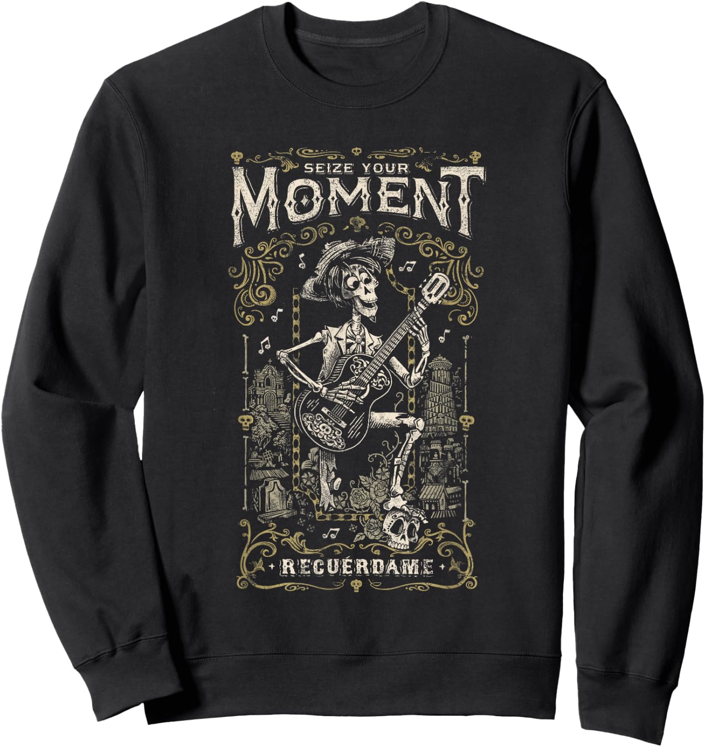 Disney and Pixar's Coco Héctor Recuérdame Seize Your Moment Sweatshirt - Sweatshirt | Black