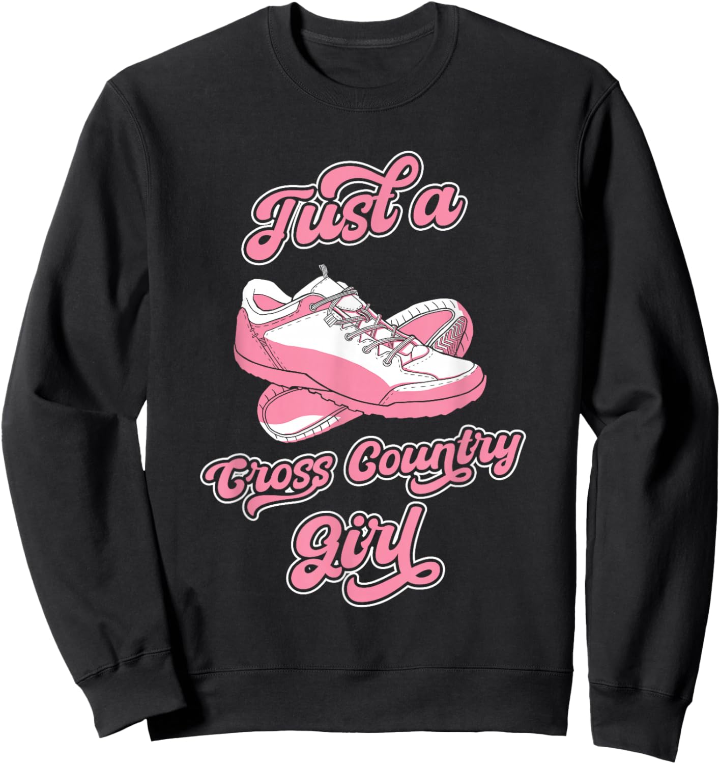 Xc Runner Runner Cross Running Marathon Cross Country Running Sweatshirt - Sweatshirt | Black