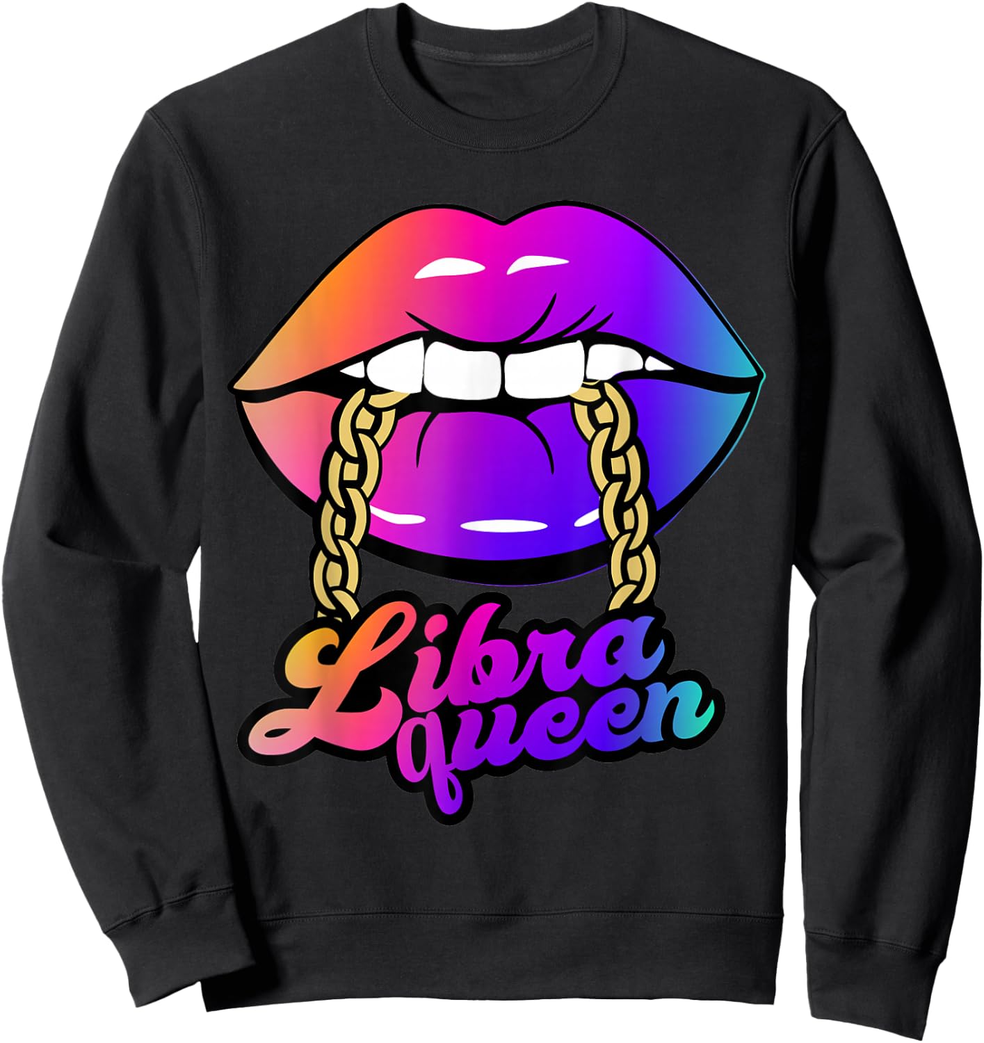 Libra Queen Sweatshirt - Sweatshirt | Black