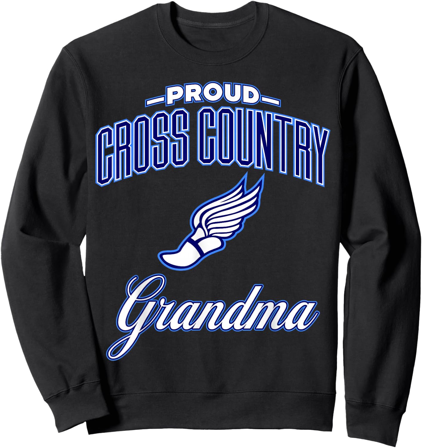 Cross Country Grandma Sweatshirt - Sweatshirt | Black