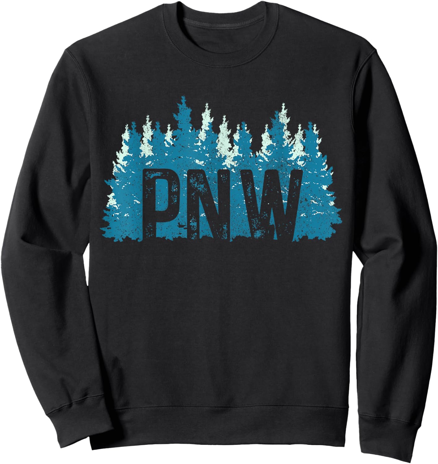 Pacific Northwest PNW Oregon Washington USA America Souvenir Sweatshirt - Sweatshirt | Black