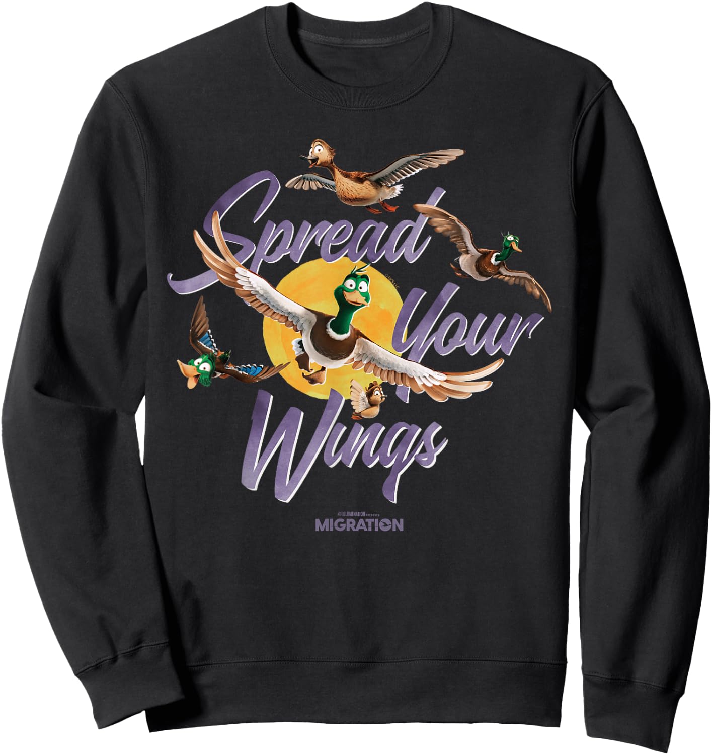 Migration Spread Your Wings Sweatshirt - Sweatshirt | Black
