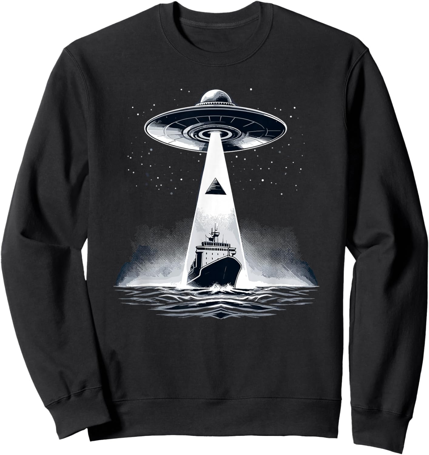 Bermuda Triangle Mysterious Disappearances Unexplained Sweatshirt - Sweatshirt | Black