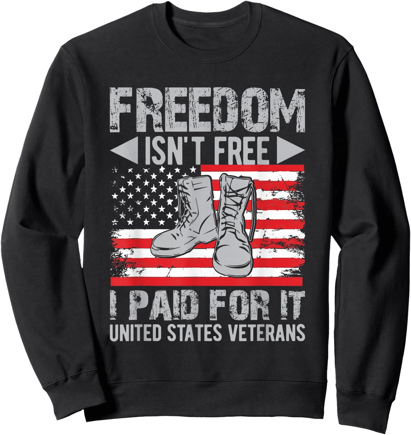 Veteran Veterans Day Sweatshirt - Sweatshirt | Black