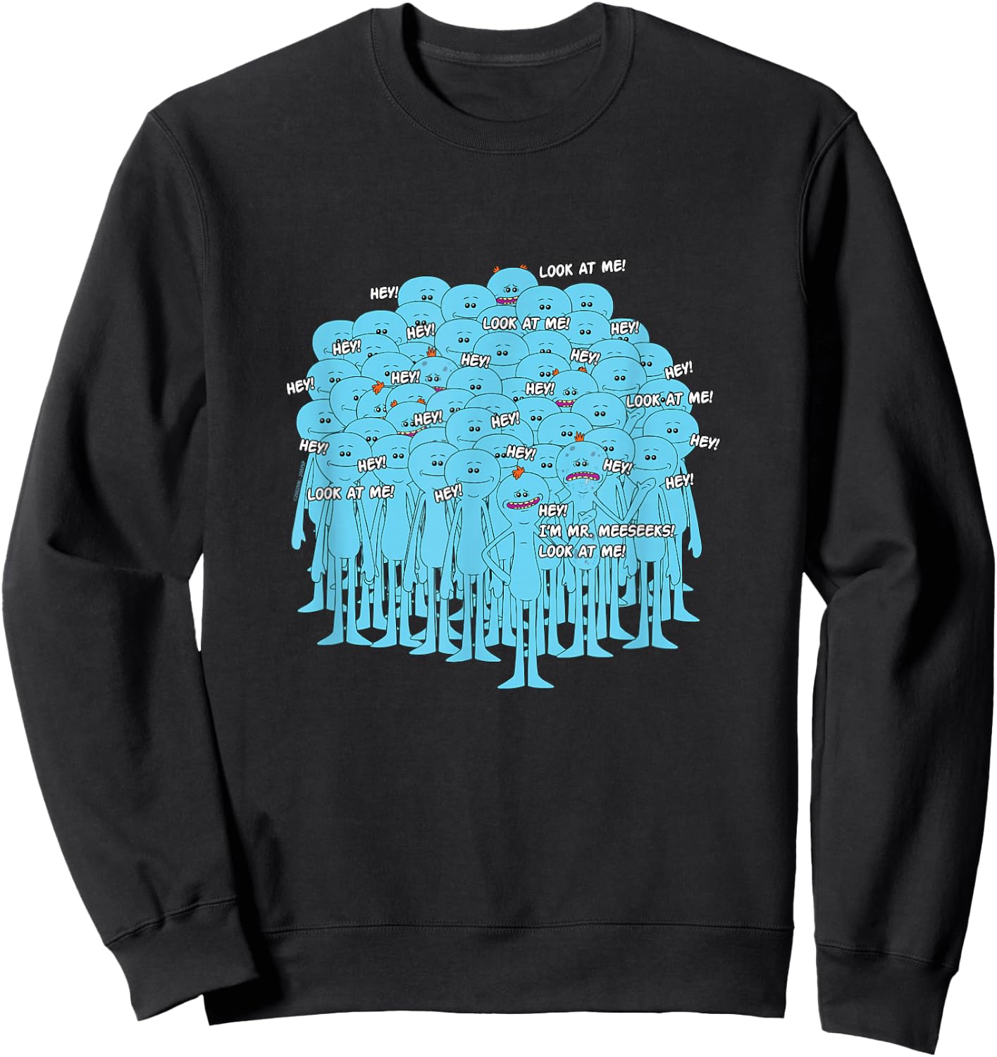 Rick and Morty Meeseeks Sweatshirt - Sweatshirt | Black
