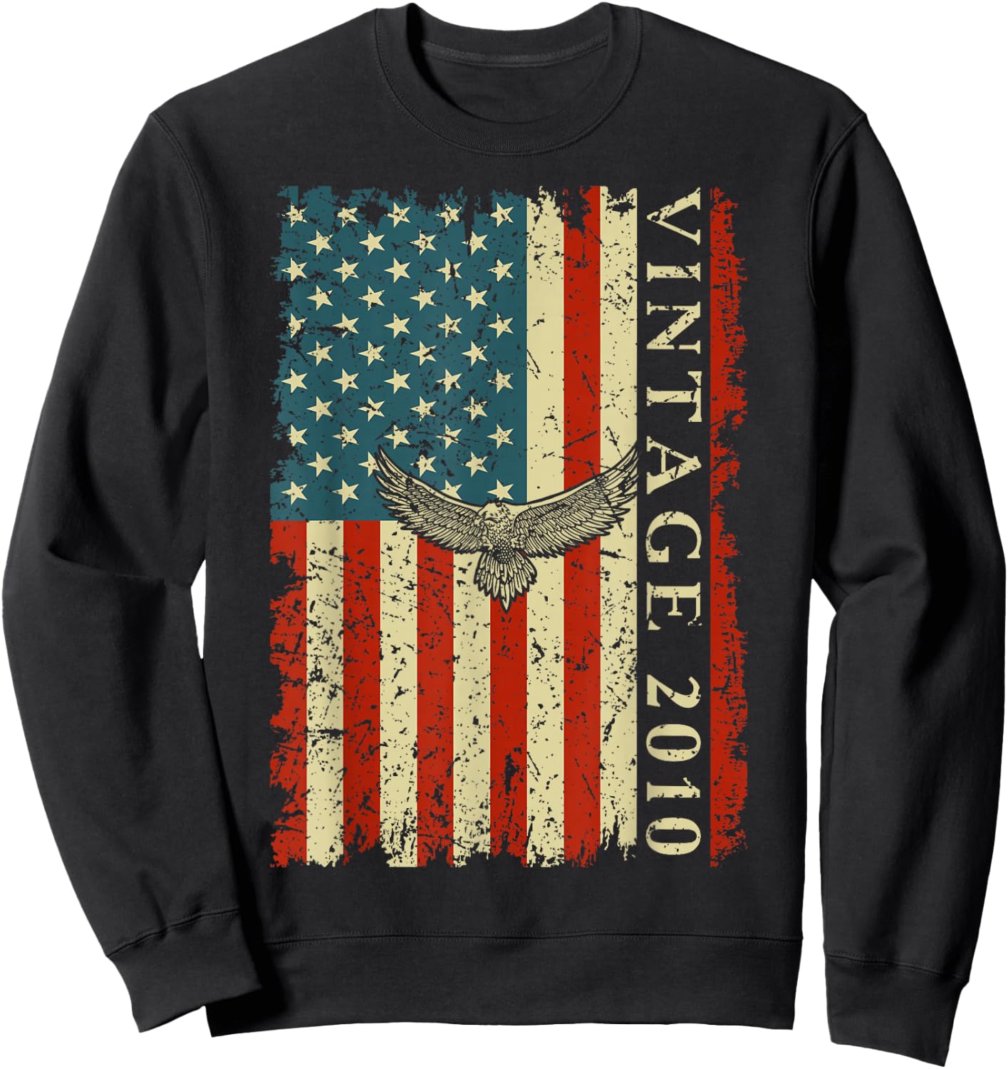 Born in 2010 15 Yr Old Birthday For Granddaughter Grandson Sweatshirt - Sweatshirt | Black
