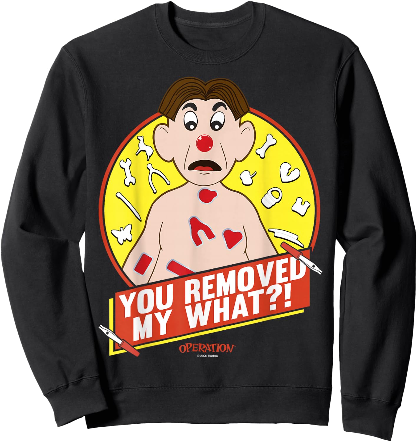 Operation Cavity Sam You Removed My What?! logo Sweatshirt - Sweatshirt | Black