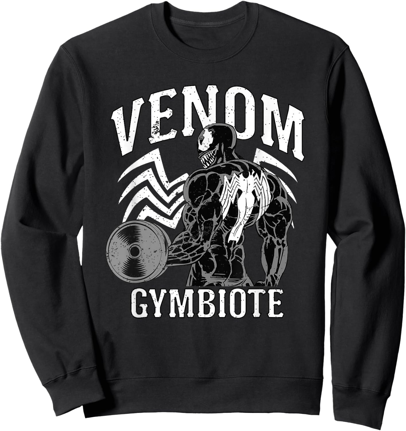 Marvel Venom Gymbiote Workout Small Sweatshirt - Sweatshirt | Black